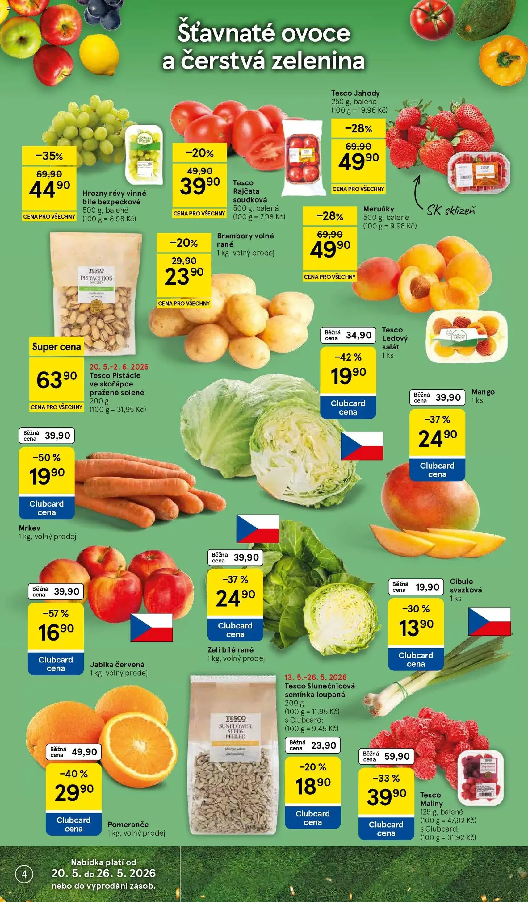 Tesco leták - Hypermarket - platný leták od 20.05.2026 strana 4 z 38