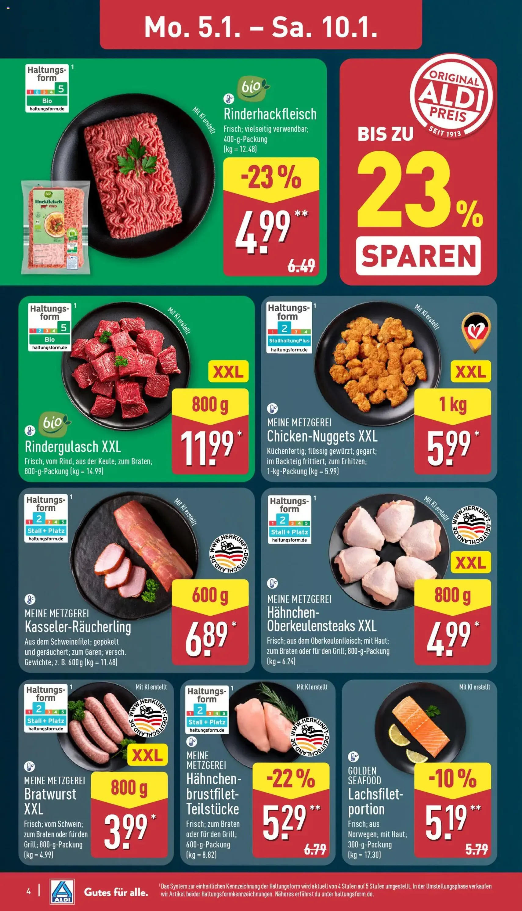 Aldi Prospekt - Gültiger Prospekt ab 05.01.2026, Seite 4 von insgesamt 38