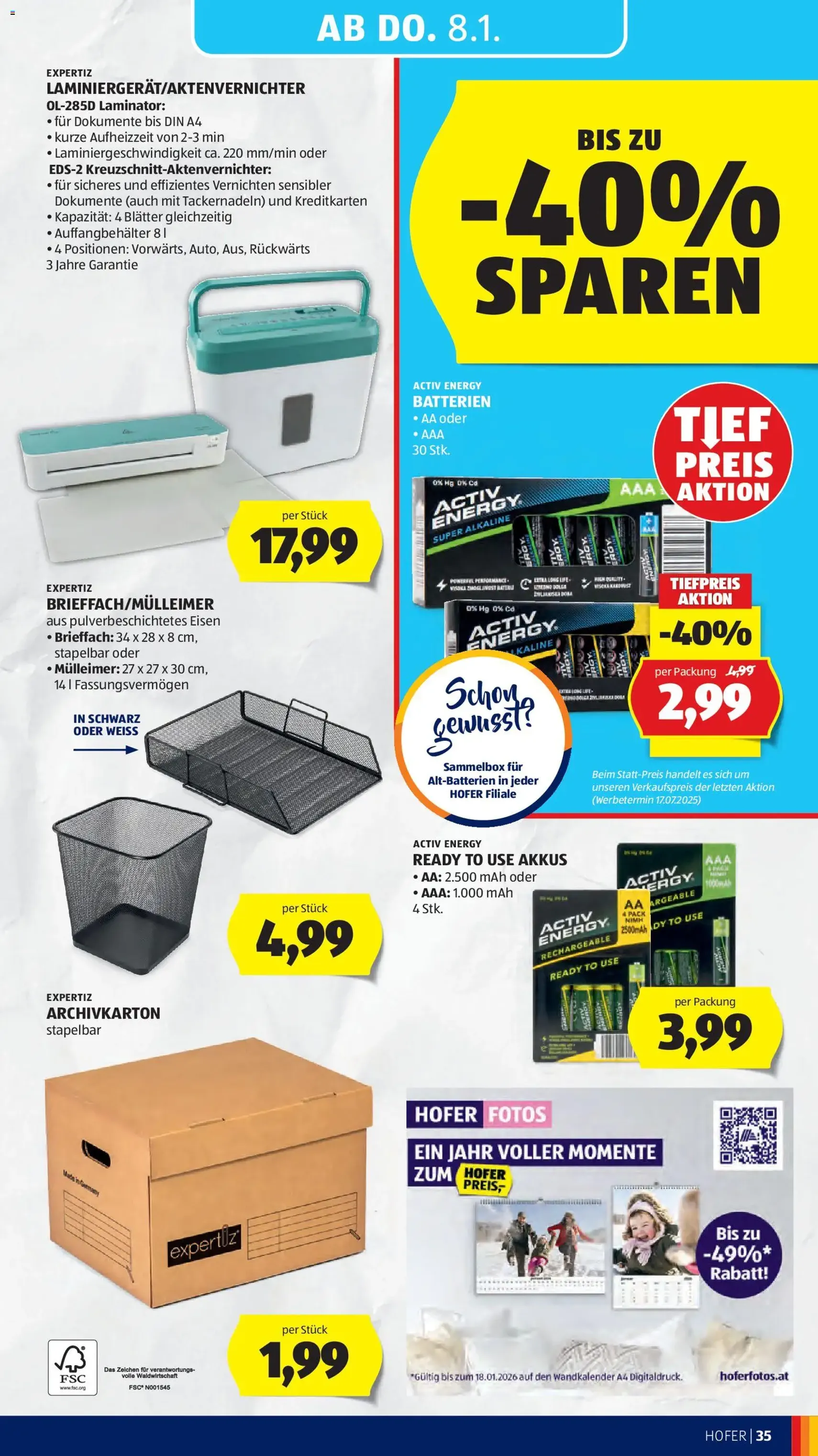 Hofer AT Akciós újság - 2026.01.02. érvényes szórólap 39 oldal 45 oldalból