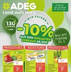 ADEG Flugblatt - Prospekt Vorschau gültig ab 30.10.2025 ADEG Flugblatt - Prospekt Vorschau gültig ab 30.10.2025