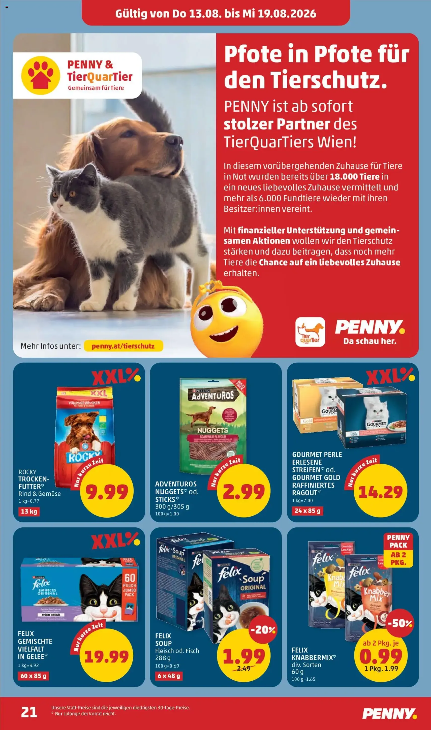 Penny Markt - Flugblatt - Gültiger Prospekt ab 13.08.2026, Seite 21 von insgesamt 32