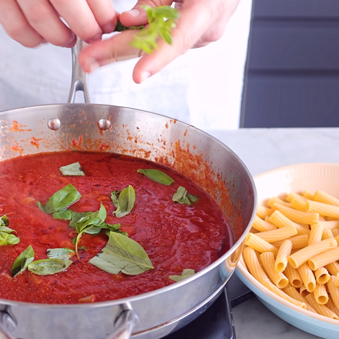 Pasta con ricotta - procedimento 1