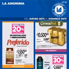Vista previa del folleto La Anonima catálogo válido desde 20/11/2025