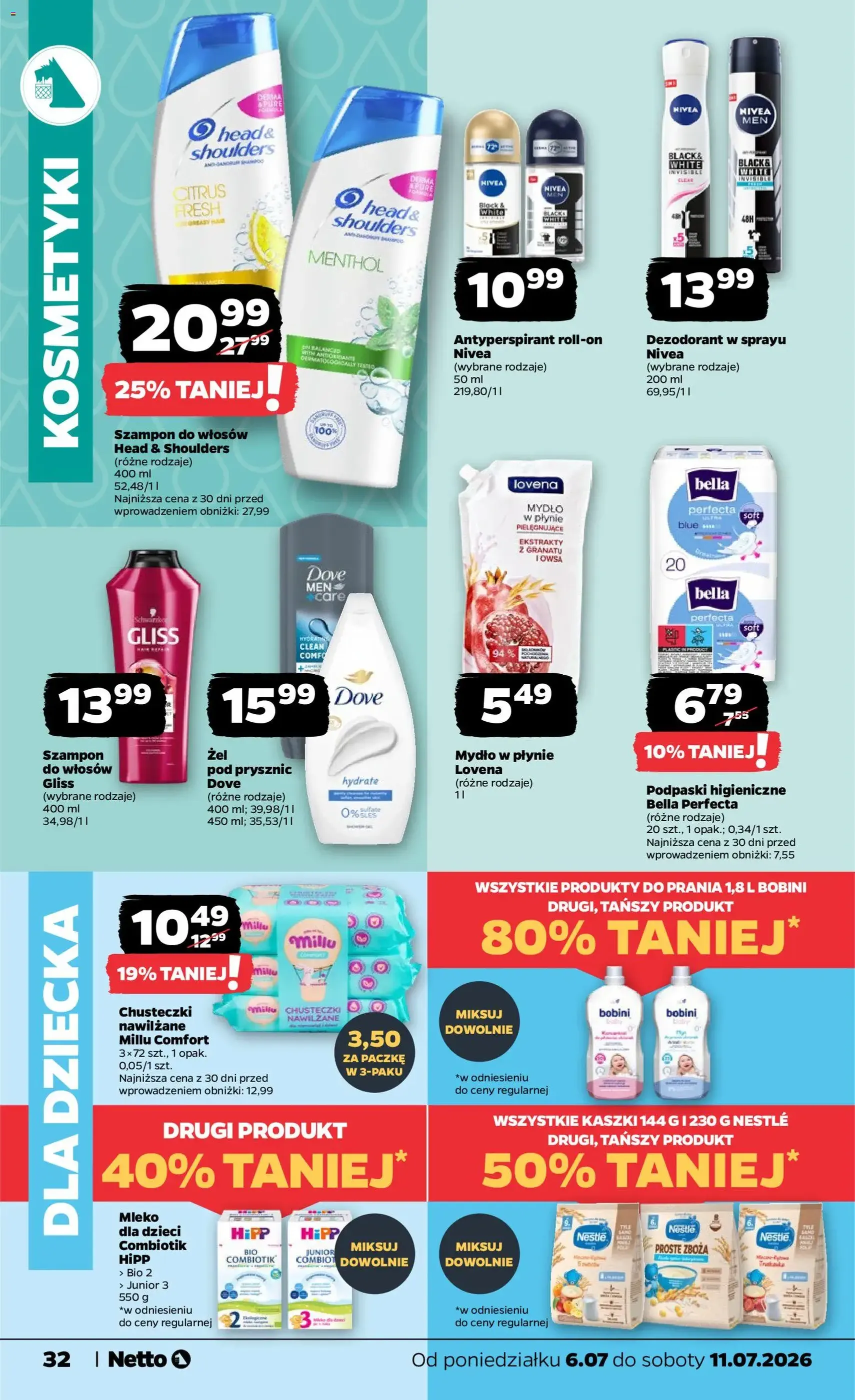 Netto gazetka od poniedziałku spożywcza - ważny gazetka od 06.07.2026 strona 32 z 35