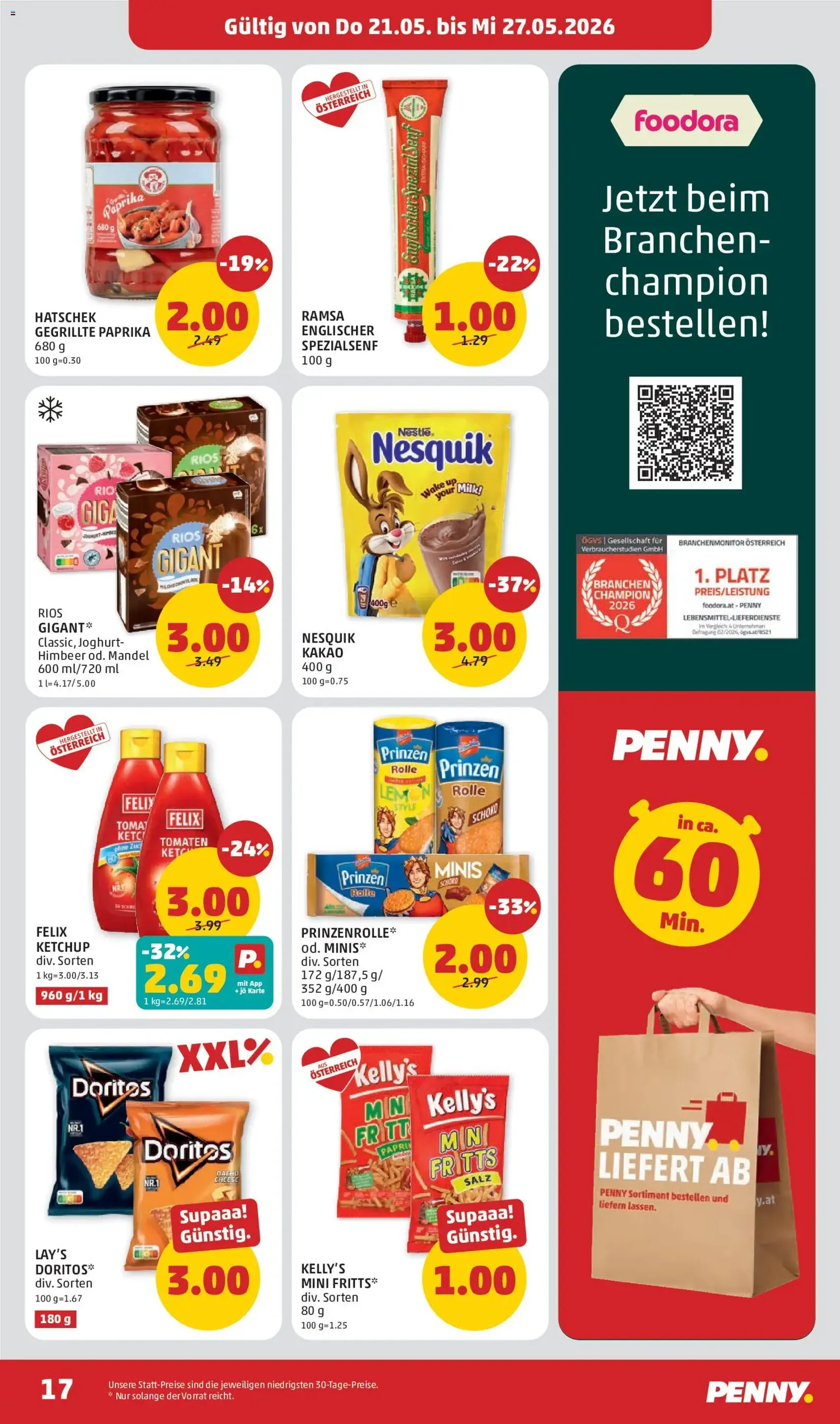 Penny Markt Flugblatt - Gültiger Prospekt ab 21.05.2026, Seite 17 von insgesamt 32