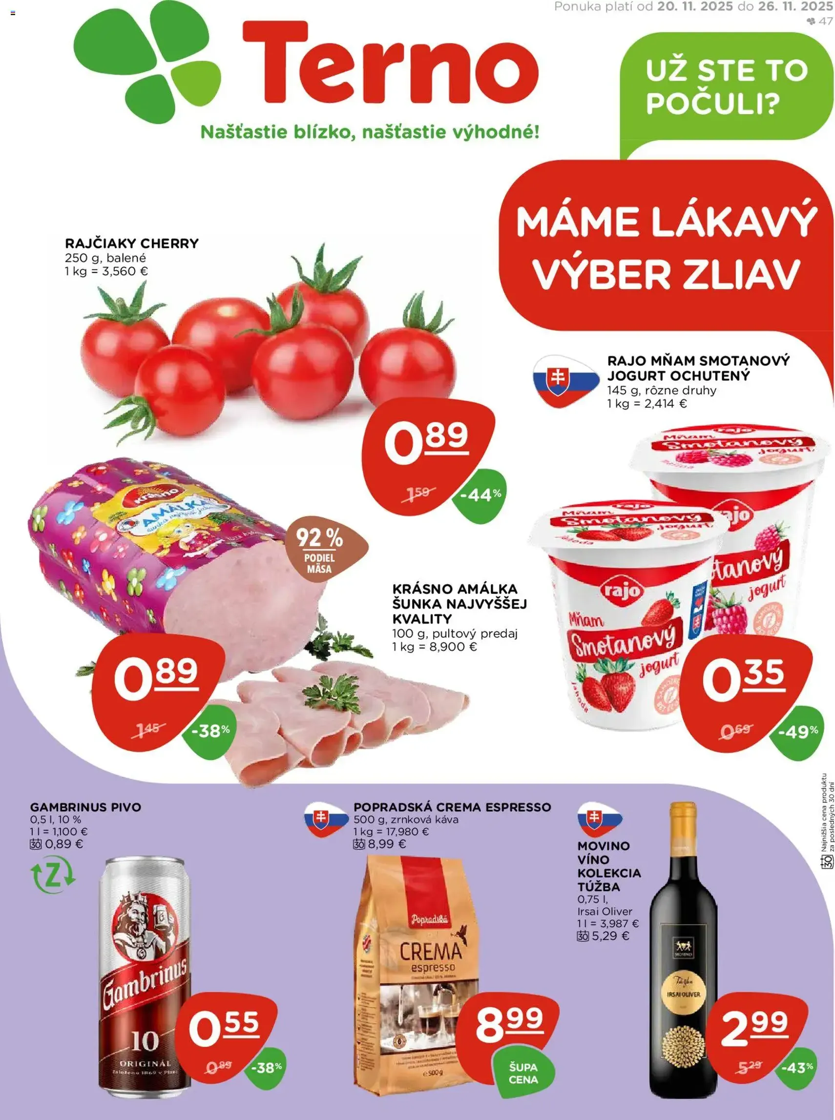 Terno leták - platný leták od 20.11.2025 strana 1 z 25