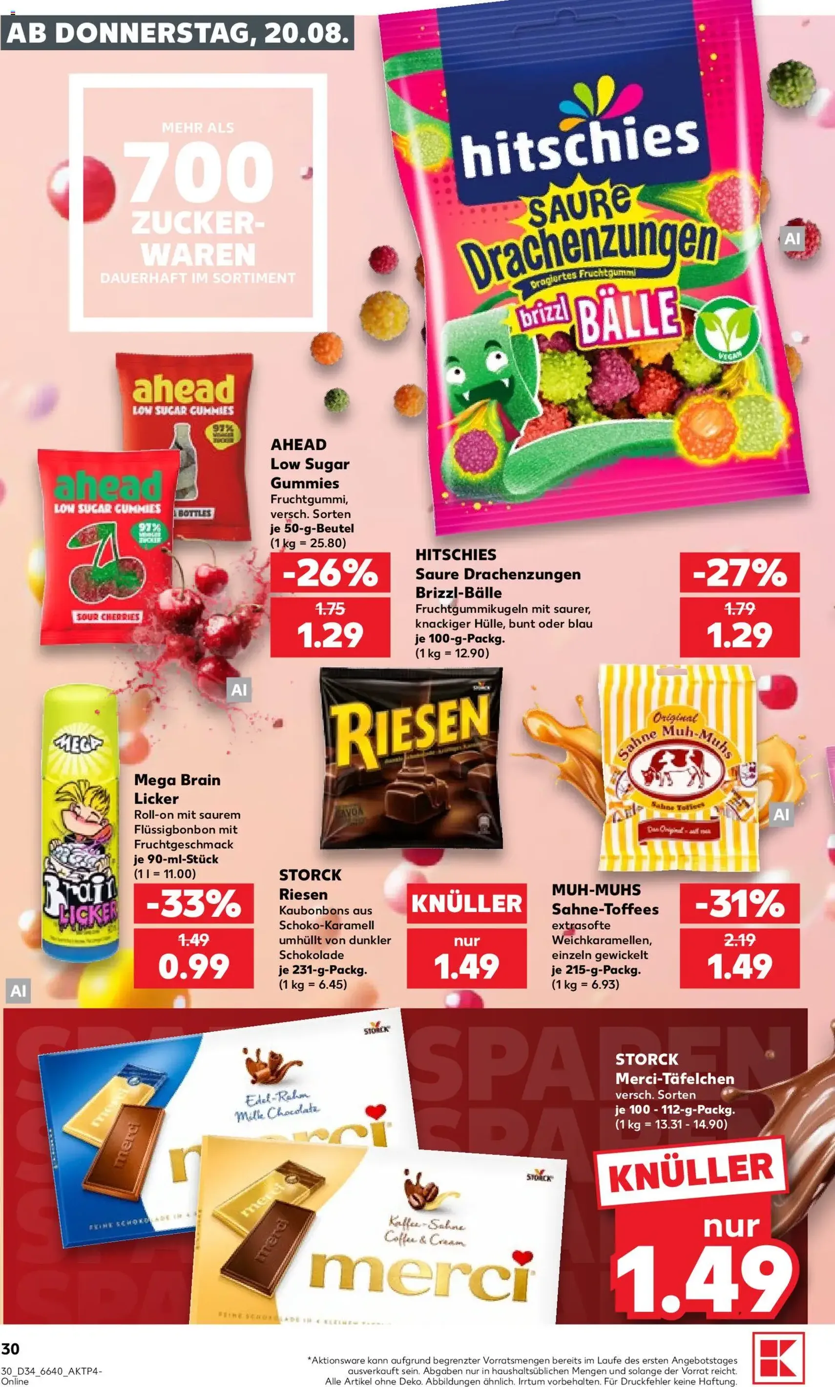 Kaufland Prospekt - Gültiger Prospekt ab 20.08.2026, Seite 30 von insgesamt 52