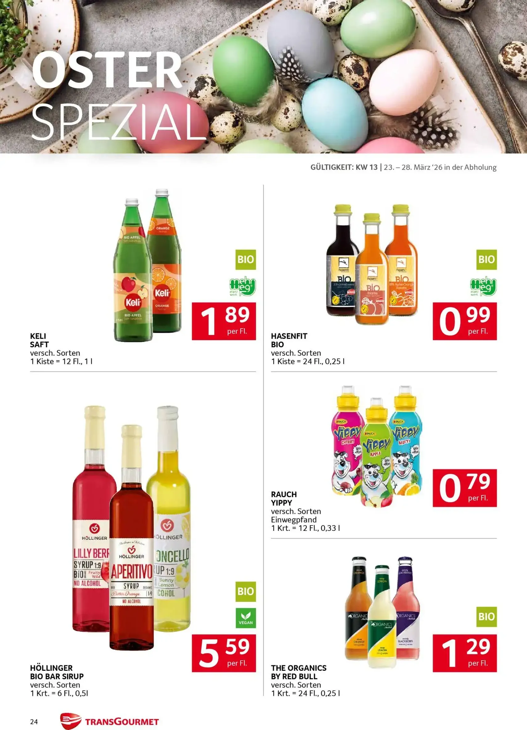 Transgourmet Flugblatt - Gültiger Prospekt ab 23.03.2026, Seite 24 von insgesamt 32