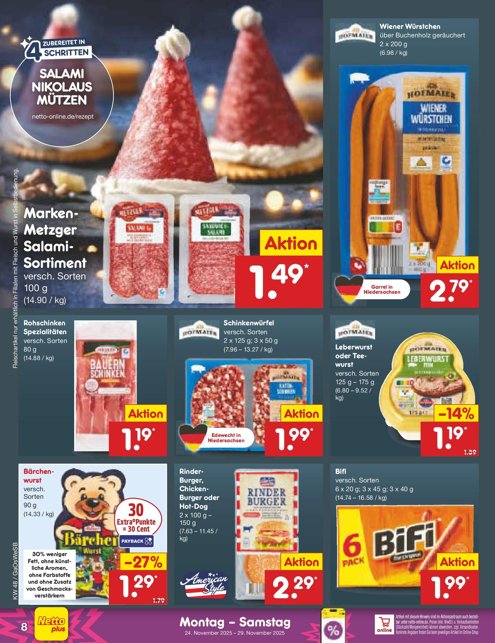 Netto Marken-Discount prospekt Bremen-Lesum - Gültiger Prospekt ab 24.11.2025, Seite 8 von insgesamt 54