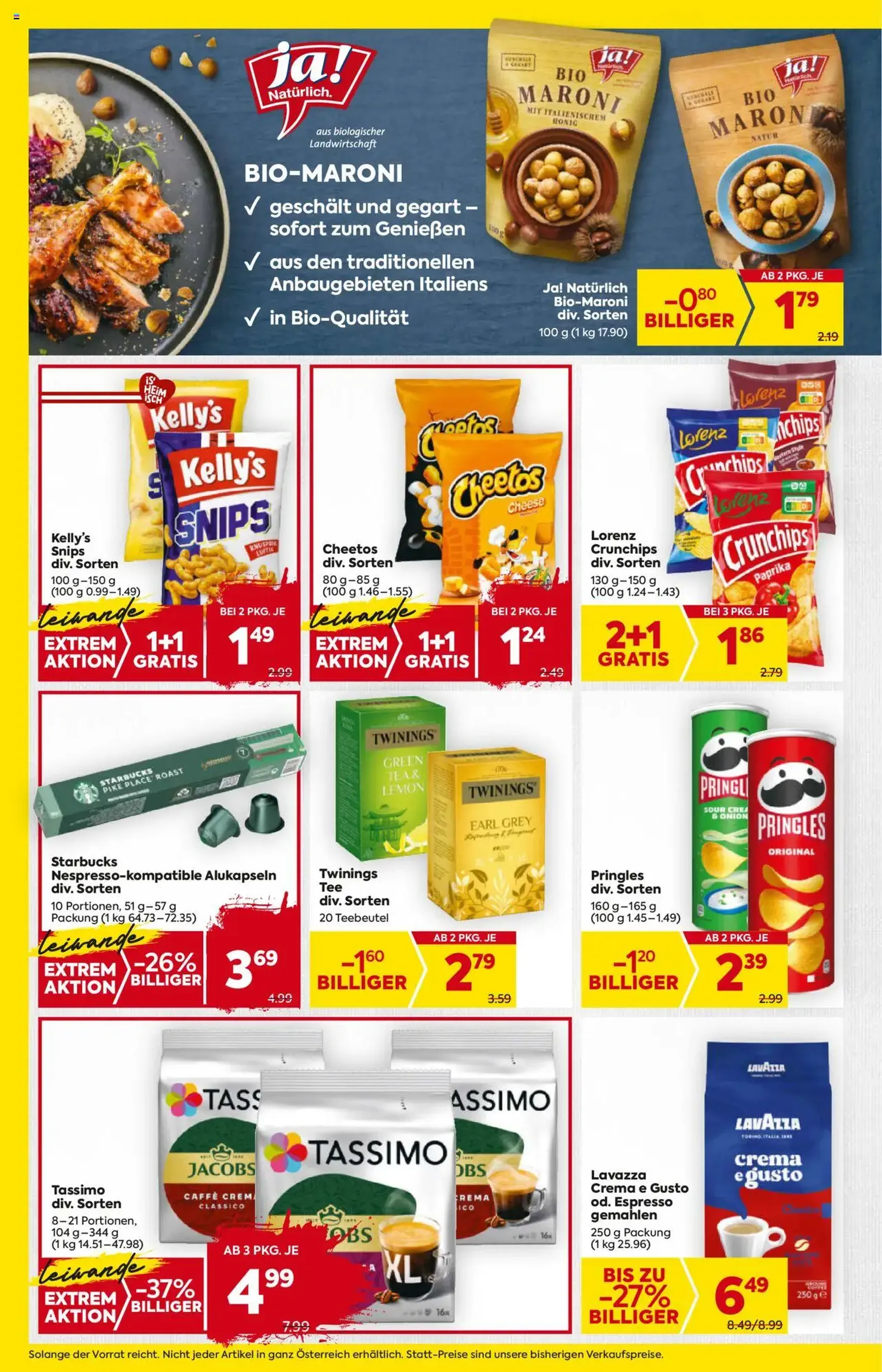 Billa Flugblatt - Gültiger Prospekt ab 02.10.2025, Seite 12 von insgesamt 16 Billa Flugblatt - Gültiger Prospekt ab 02.10.2025, Seite 12 von insgesamt 16