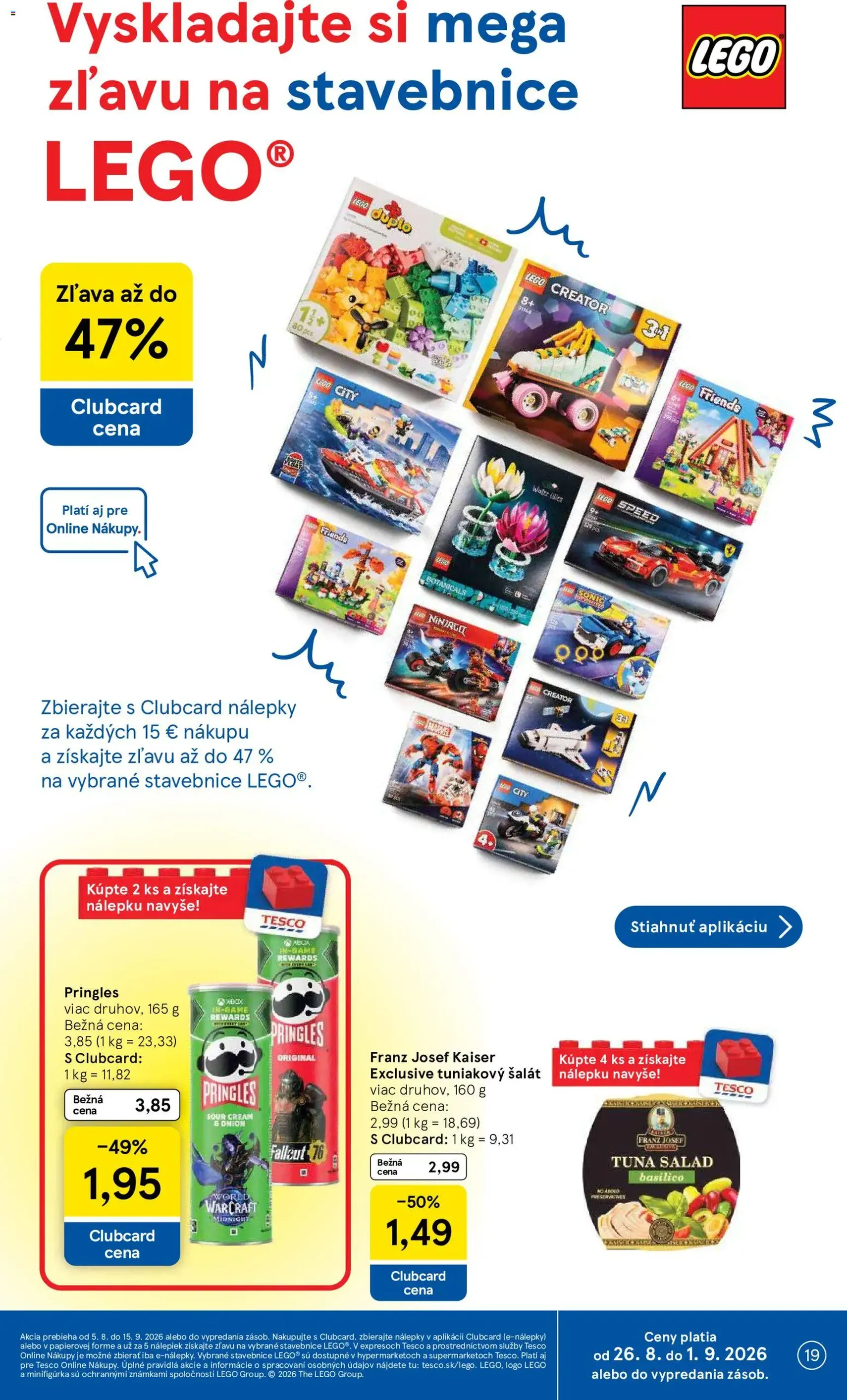 Tesco Hypermarket - leták - platný leták od 26.08.2026 strana 19 z 58