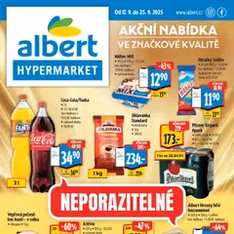 Albert leták - Hypermarket - náhled letáku platný od 17.09.2025