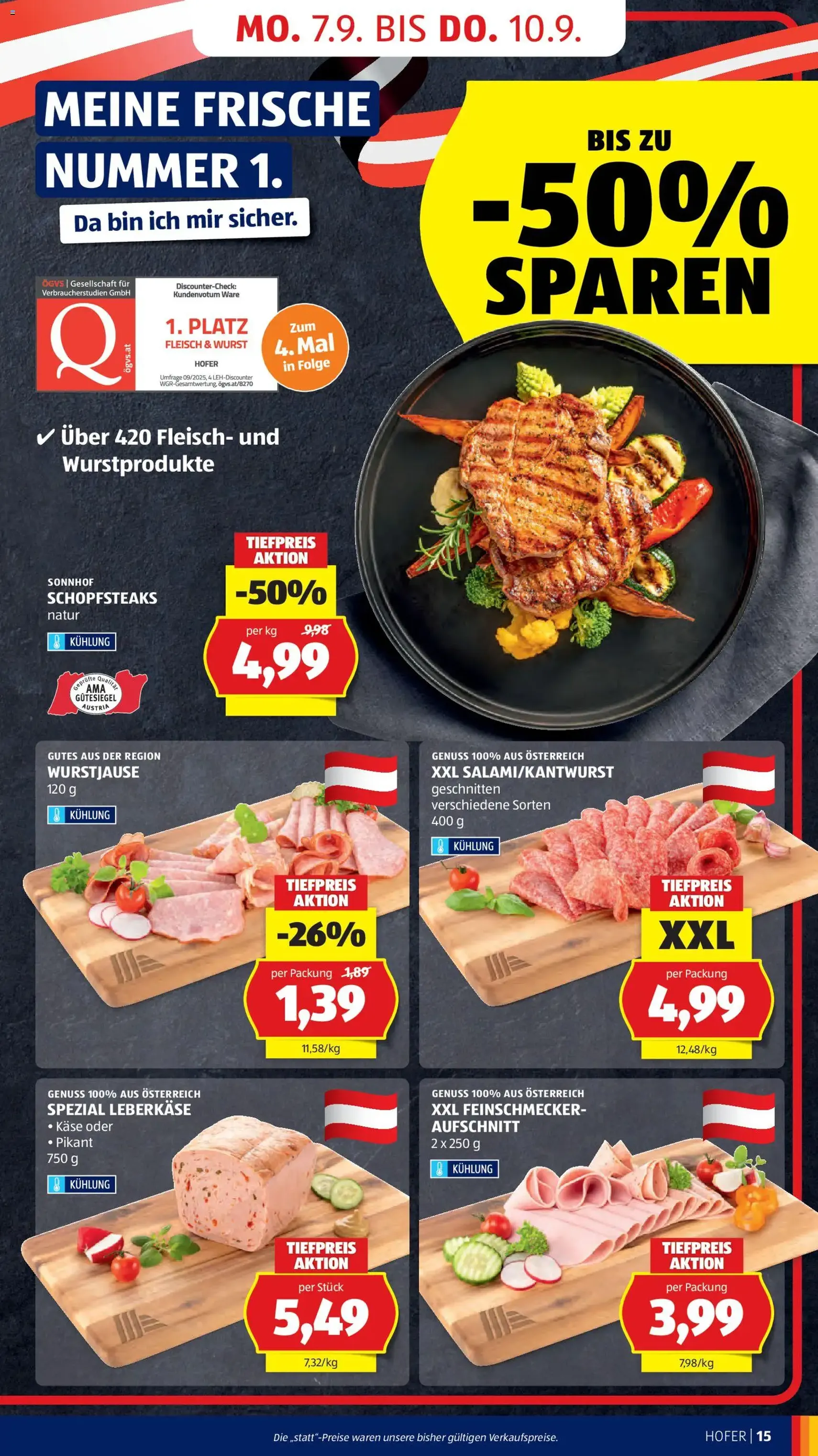 Hofer Flugblatt - Gültiger Prospekt ab 04.09.2026, Seite 21 von insgesamt 44