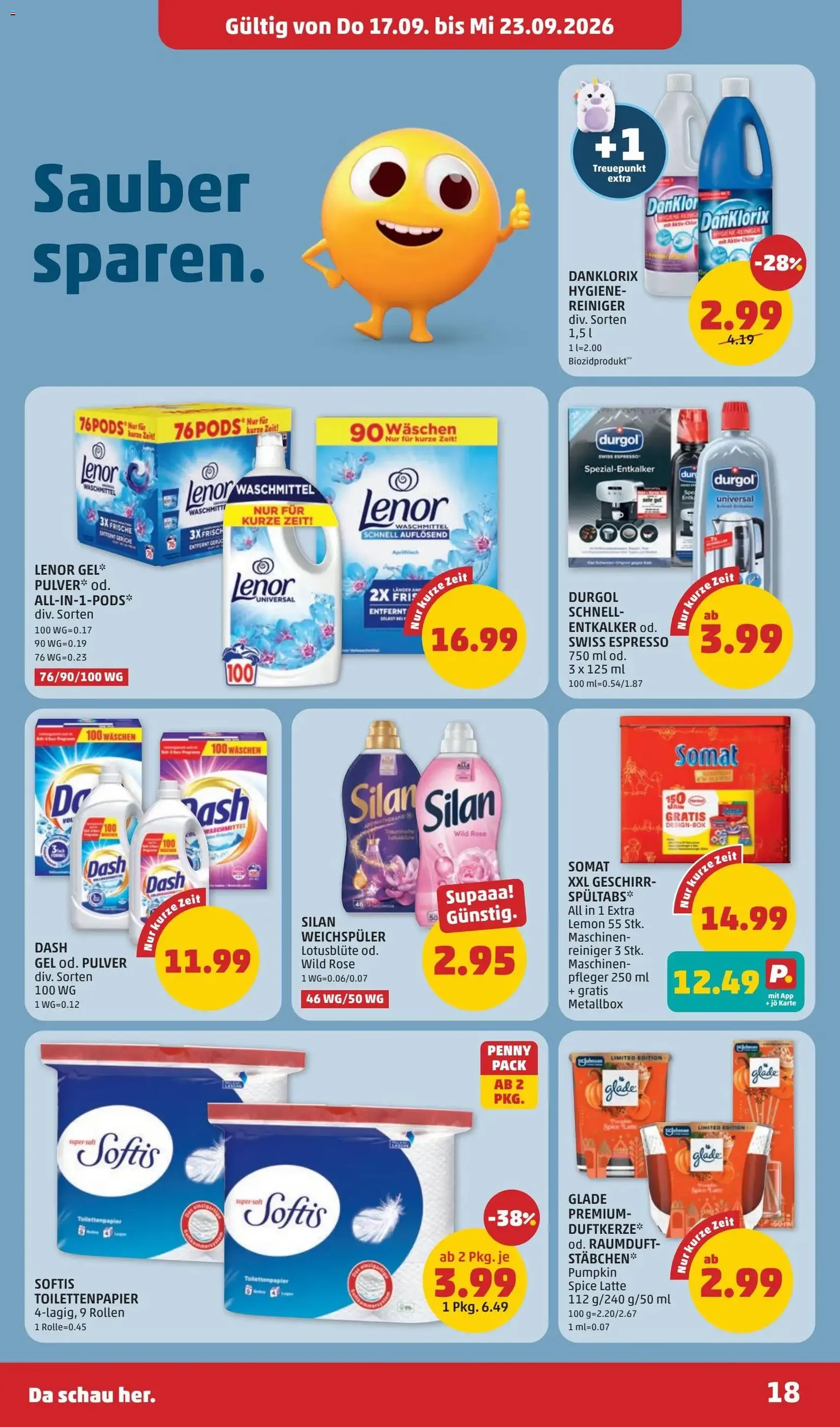Penny Markt - Flugblatt - Gültiger Prospekt ab 17.09.2026, Seite 18 von insgesamt 28
