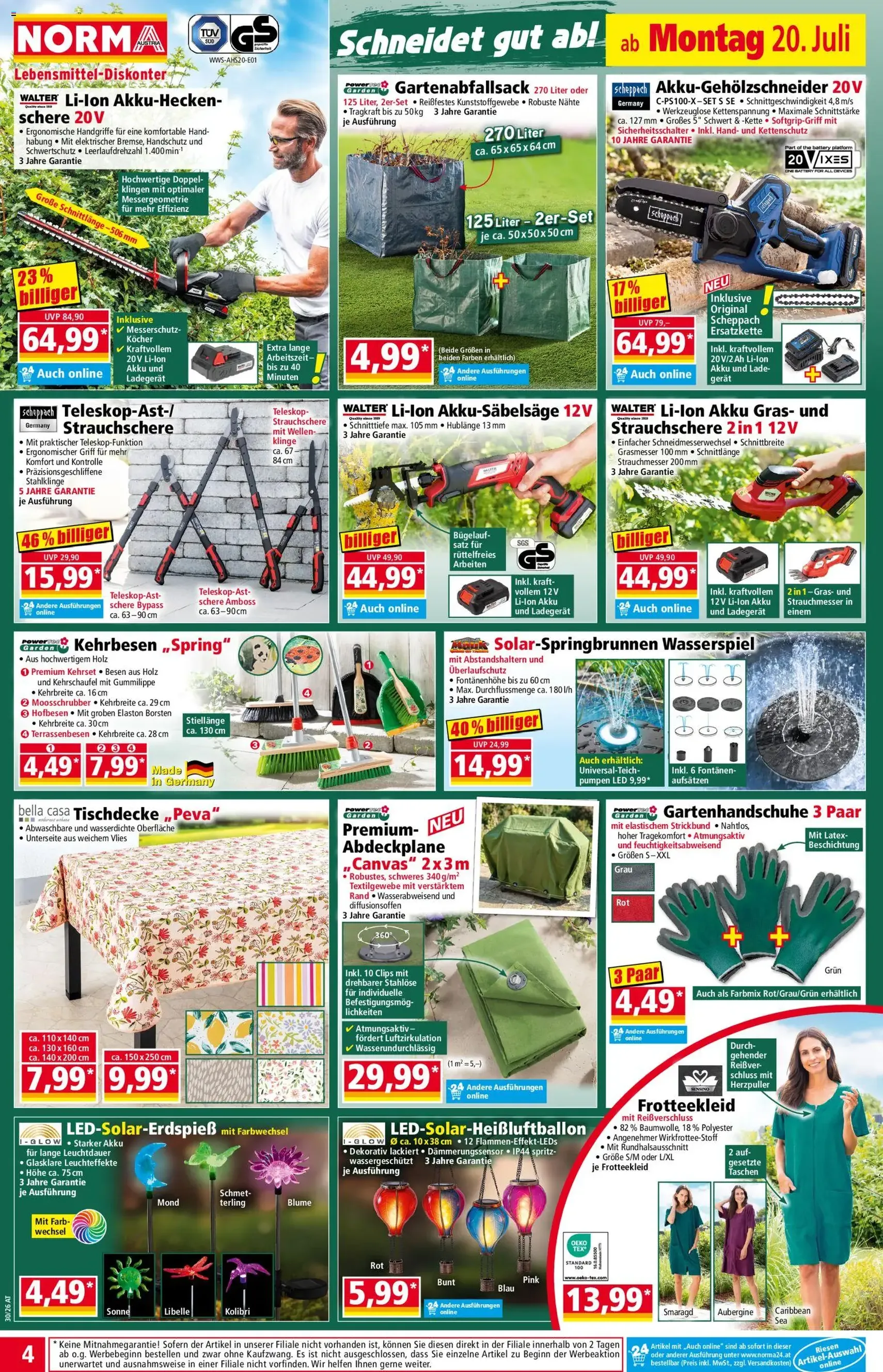 Norma Flugblatt - Gültiger Prospekt ab 20.07.2026, Seite 4 von insgesamt 21