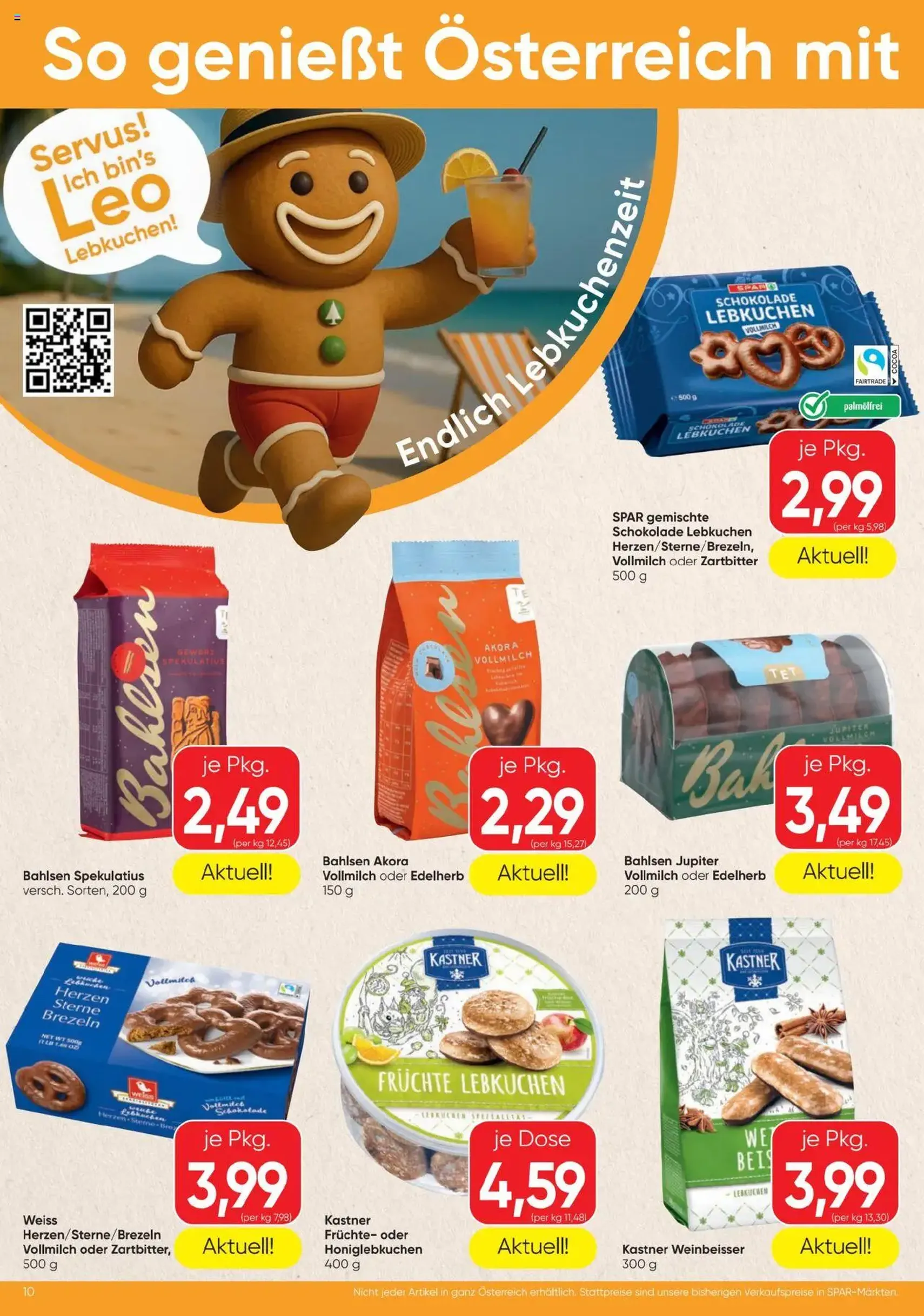 Spar Flugblatt - Gültiger Prospekt ab 21.08.2025, Seite 10 von insgesamt 16 Spar Flugblatt - Gültiger Prospekt ab 21.08.2025, Seite 10 von insgesamt 16