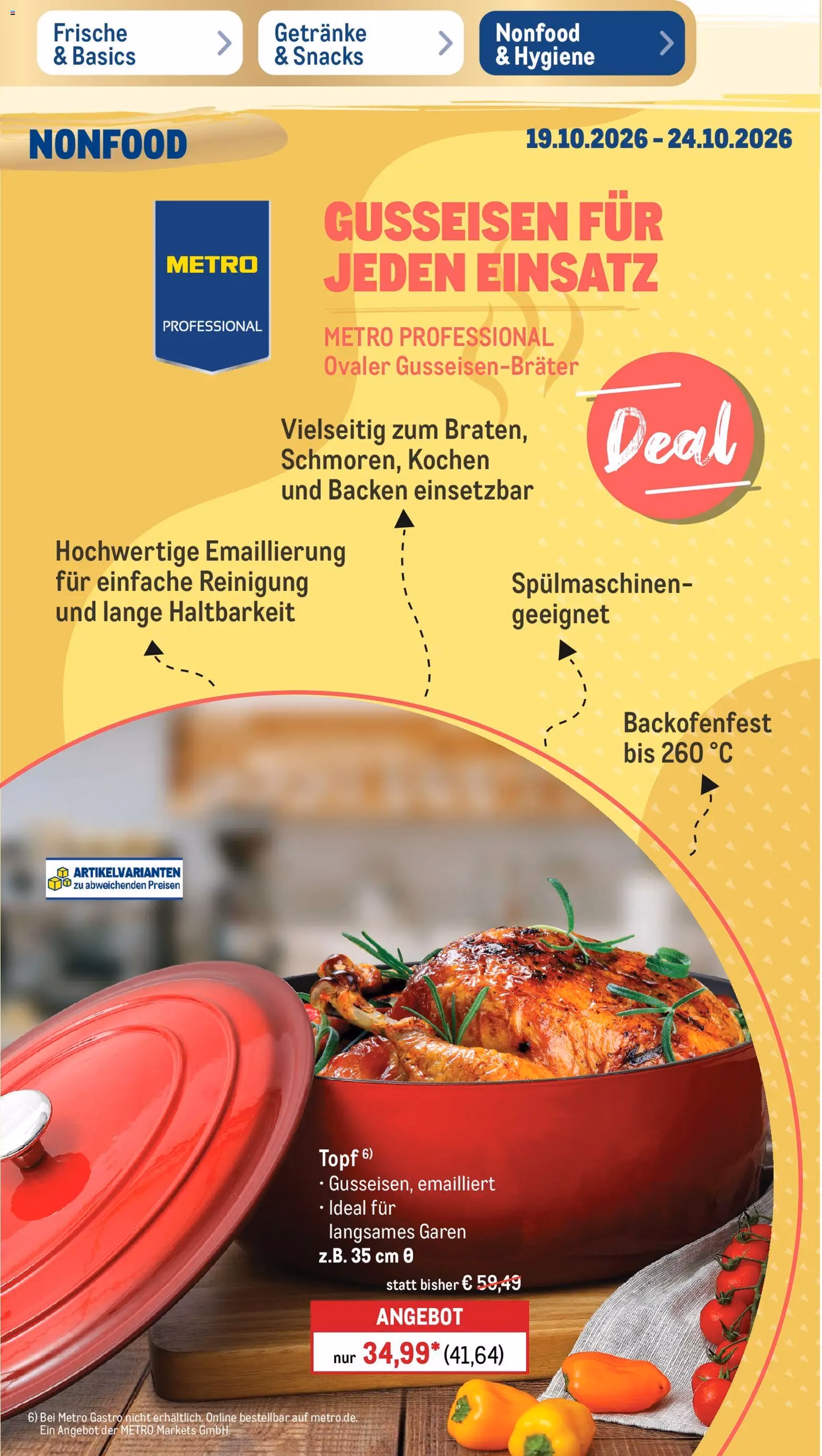 Metro Prospekt - Gültiger Prospekt ab 19.10.2026, Seite 44 von insgesamt 51