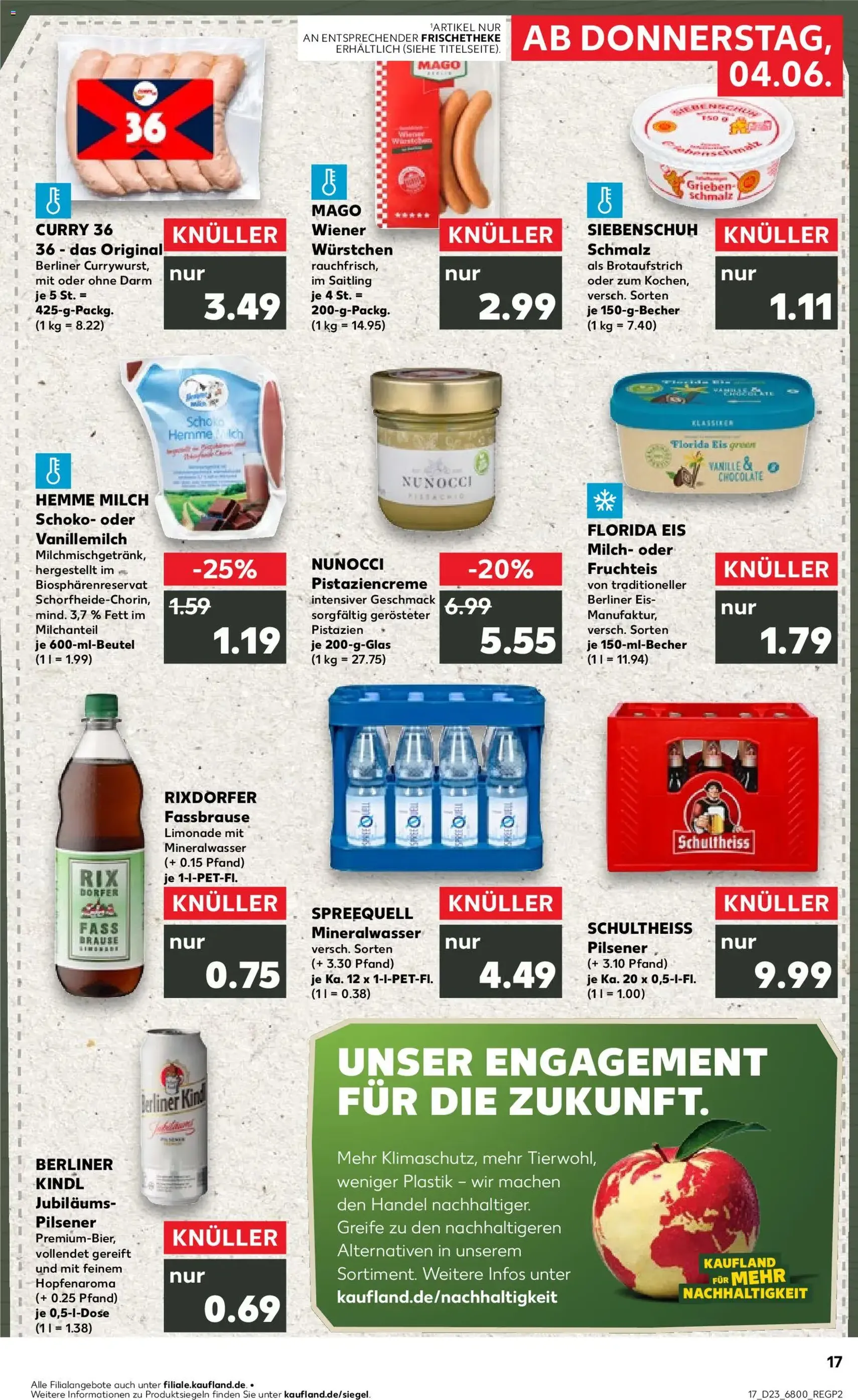 Kaufland Prospekt - Gültiger Prospekt ab 04.06.2026, Seite 17 von insgesamt 62