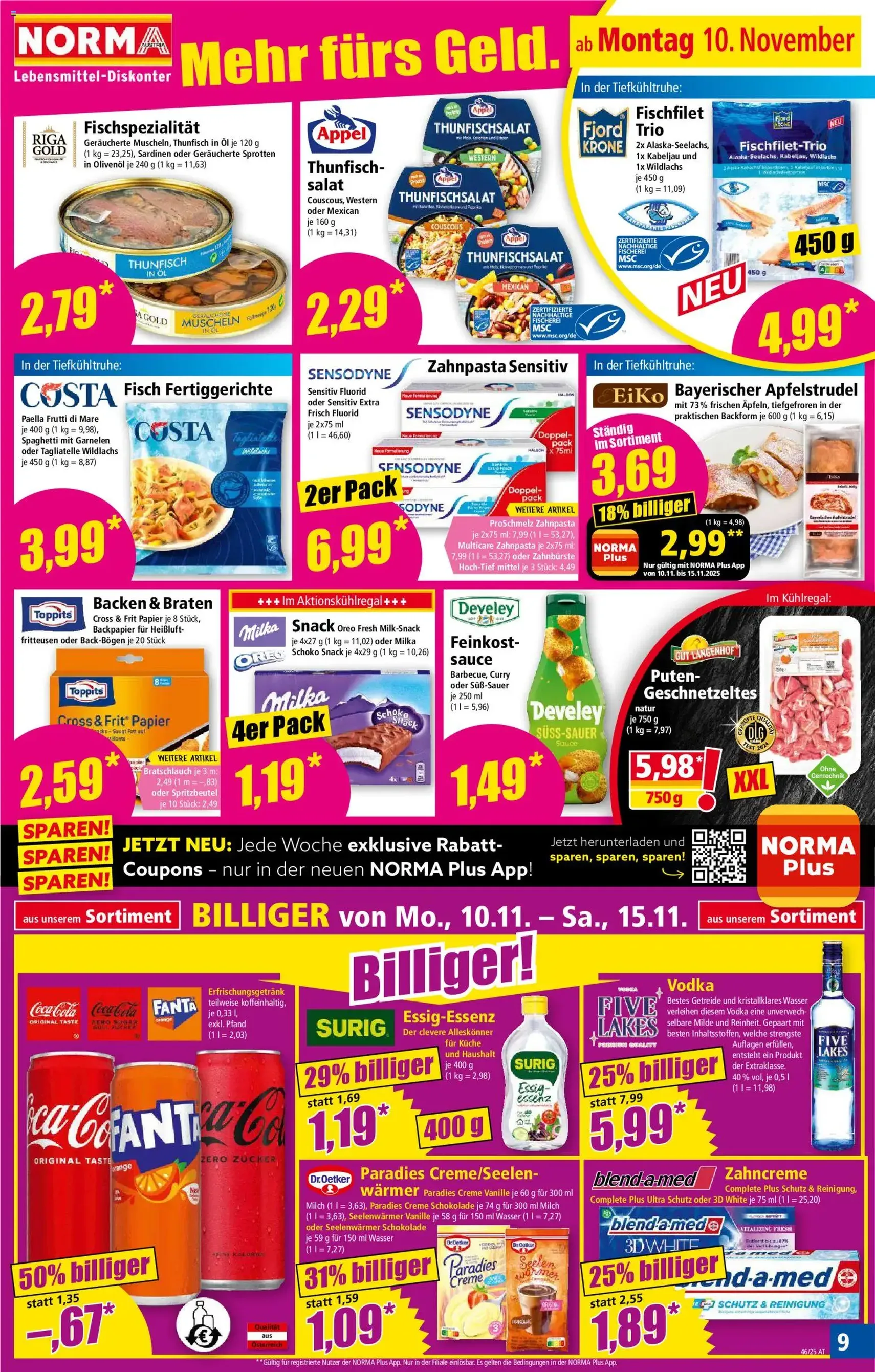 Norma Flugblatt - Gültiger Prospekt ab 10.11.2025, Seite 10 von insgesamt 19
