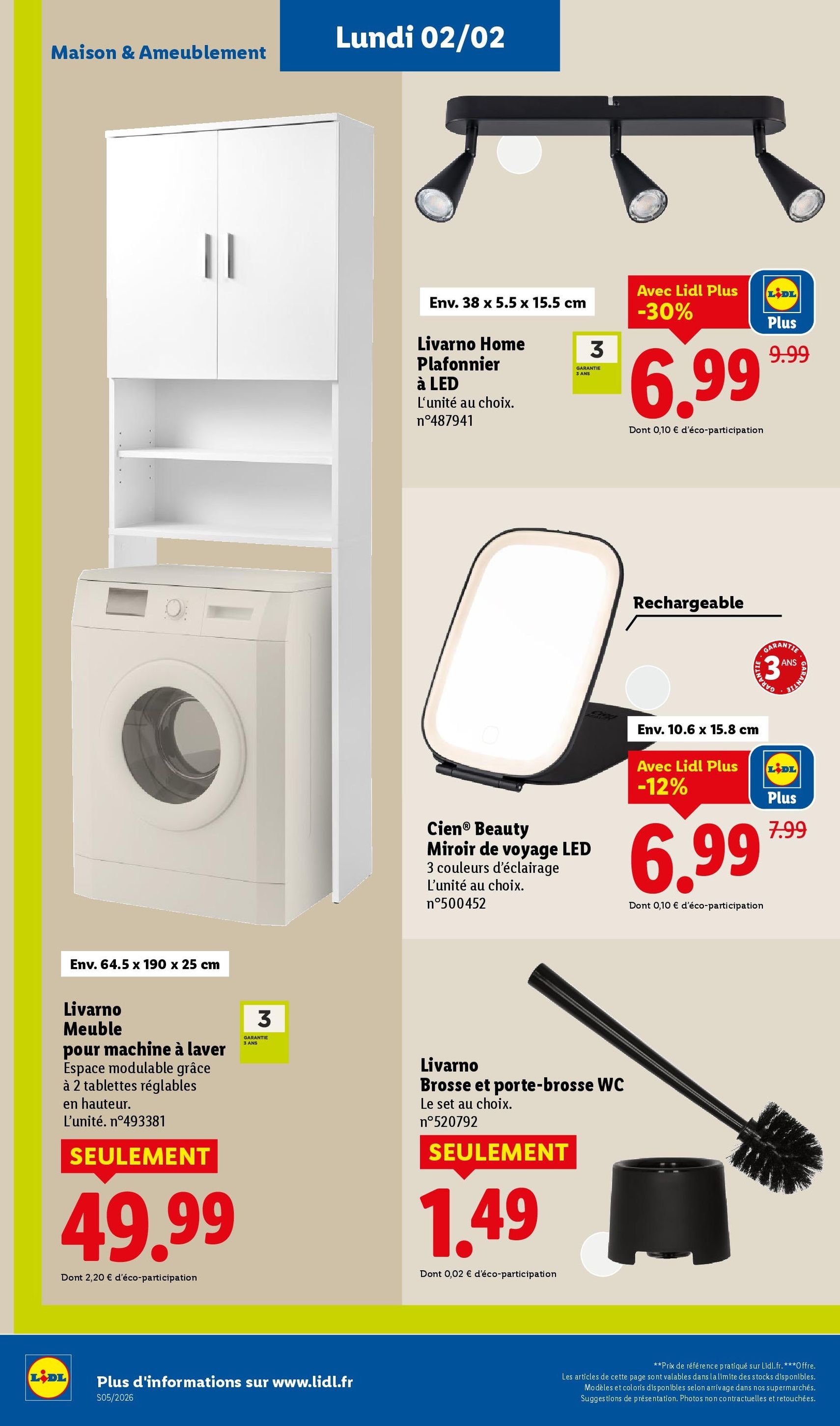 LIDL catalogue semaine 5 - brochure valable à partir du 29/01/2026, page 60 sur 75