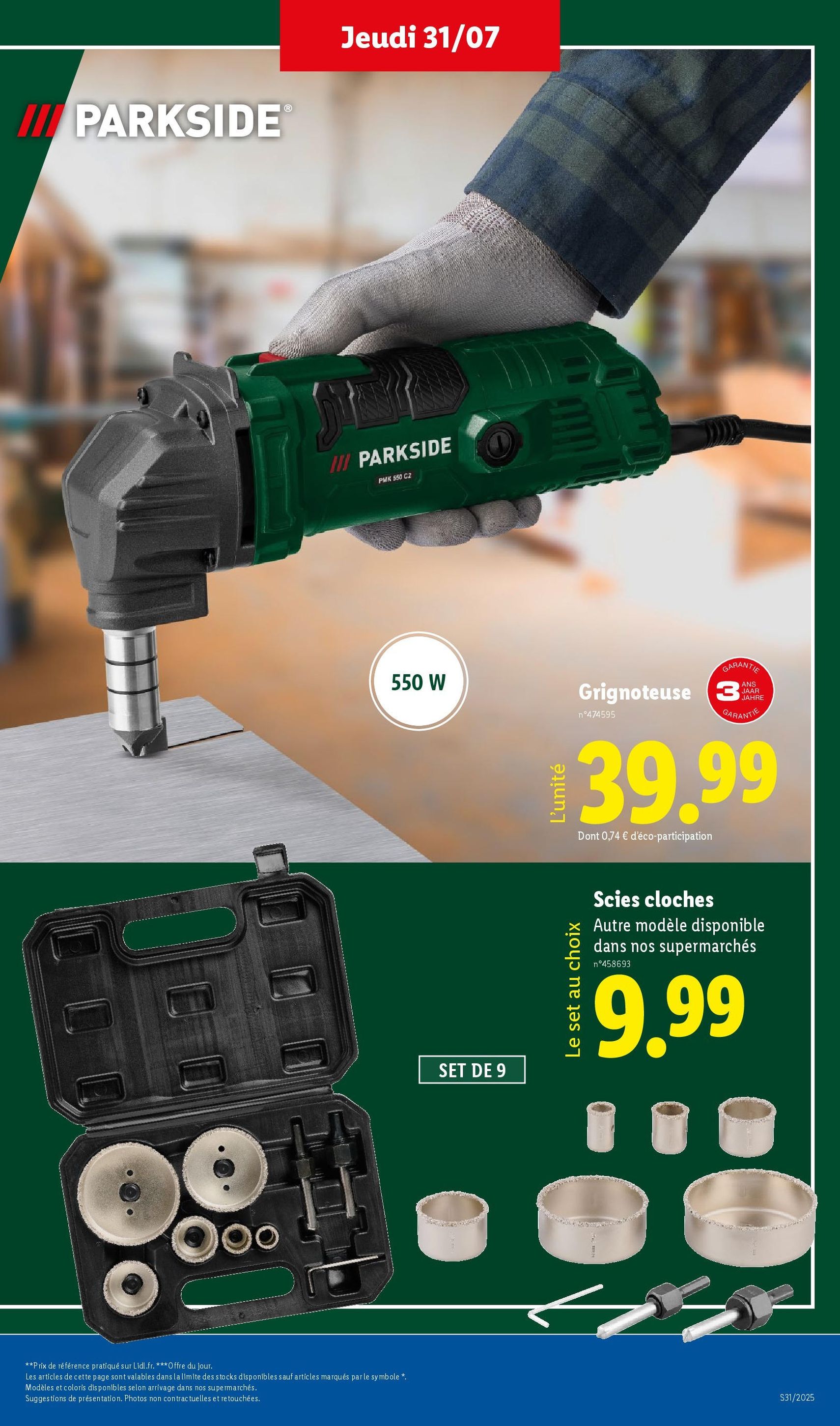 LIDL catalogue semaine 30 - brochure valable à partir du 31/07/2025, page 31 sur 73 LIDL catalogue semaine 30 - brochure valable à partir du 31/07/2025, page 31 sur 73