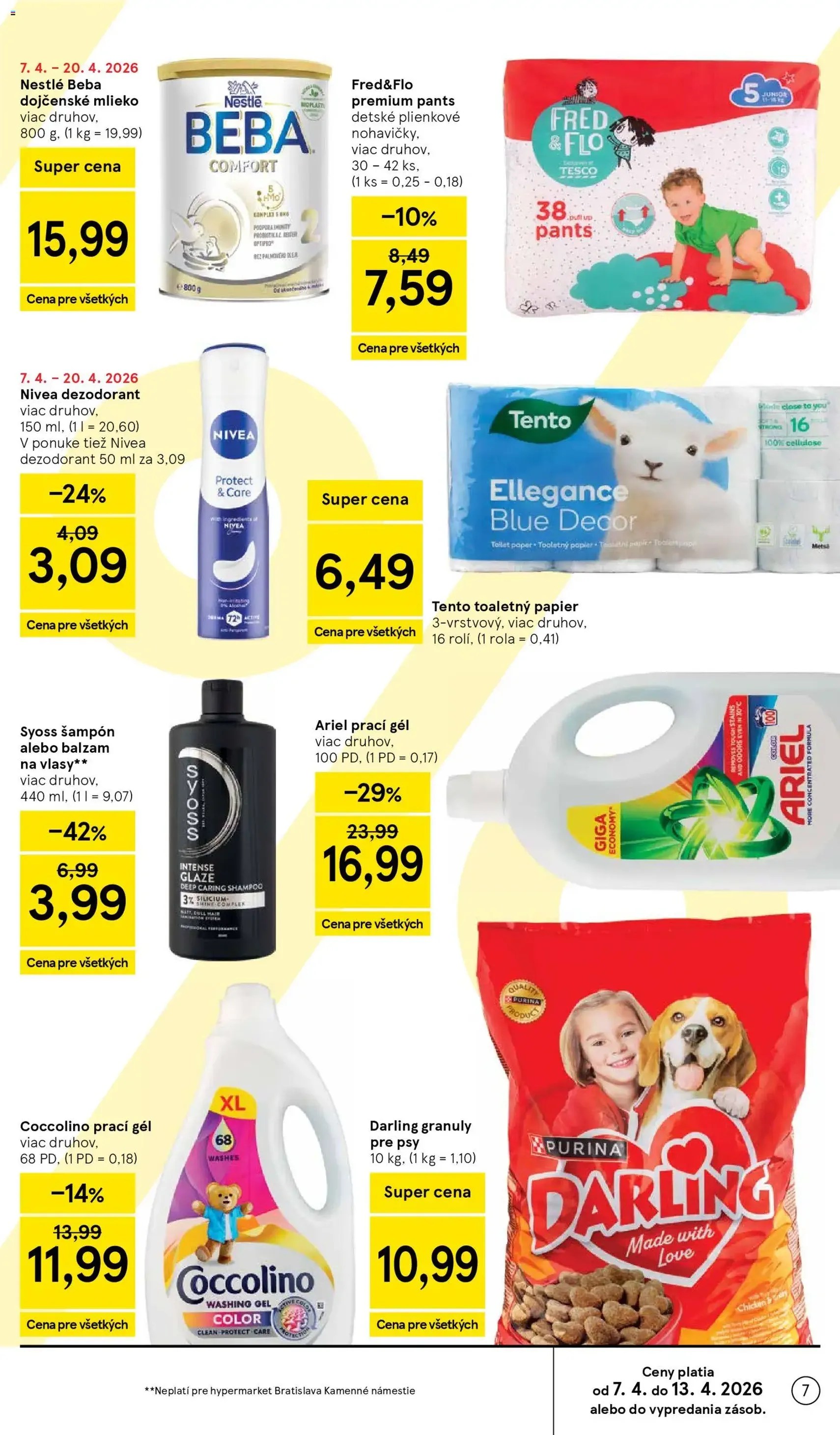 Tesco Hypermarket - leták - platný leták od 08.04.2026 strana 7 z 43