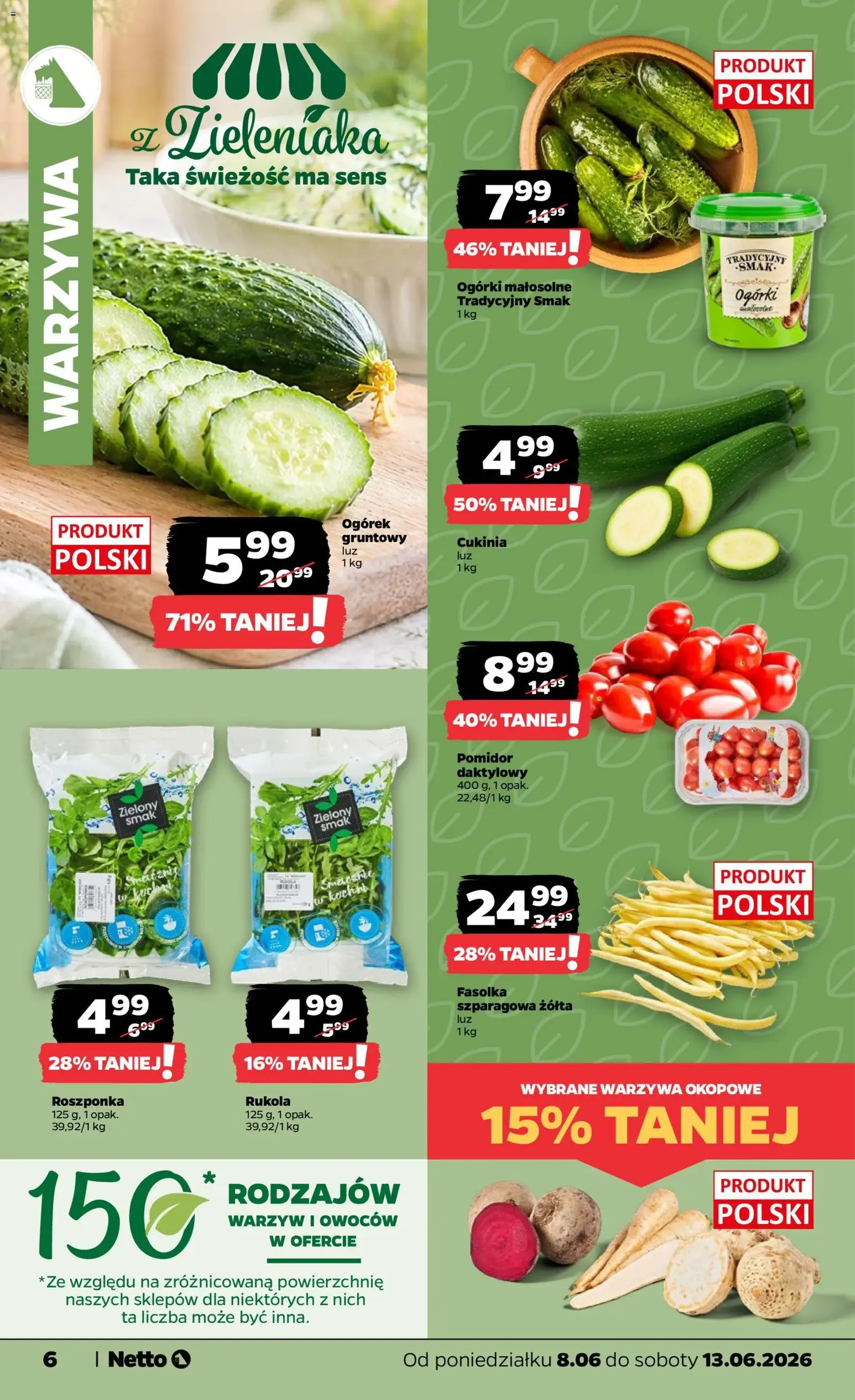 Netto gazetka od poniedziałku spożywcza - ważny gazetka od 08.06.2026 strona 6 z 41
