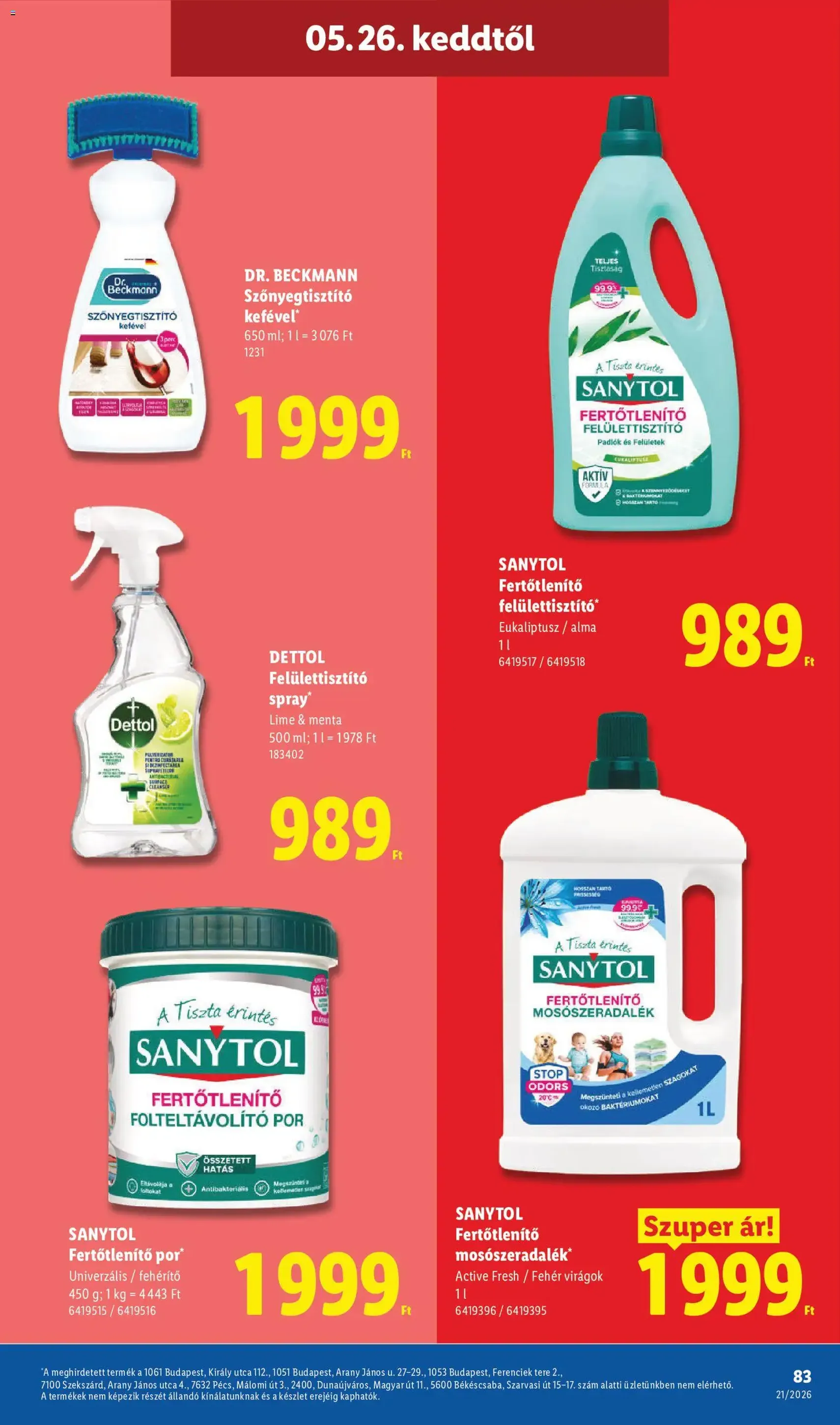 Lidl akciós újság - 2026.05.21. érvényes szórólap 83 oldal 84 oldalból