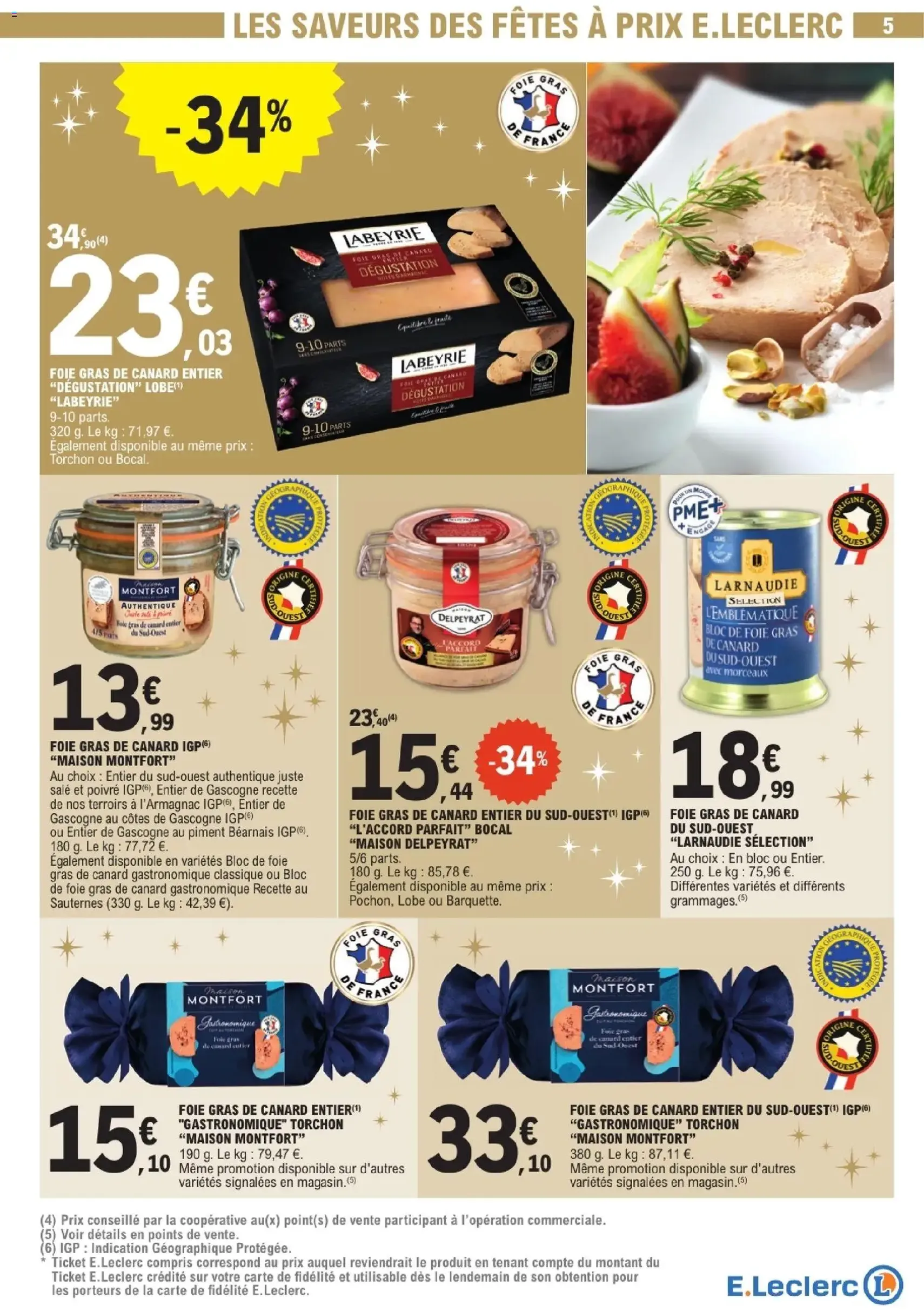 E.Leclerc catalogue semaine 52 - brochure valable à partir du 23/12/2025, page 5 sur 32