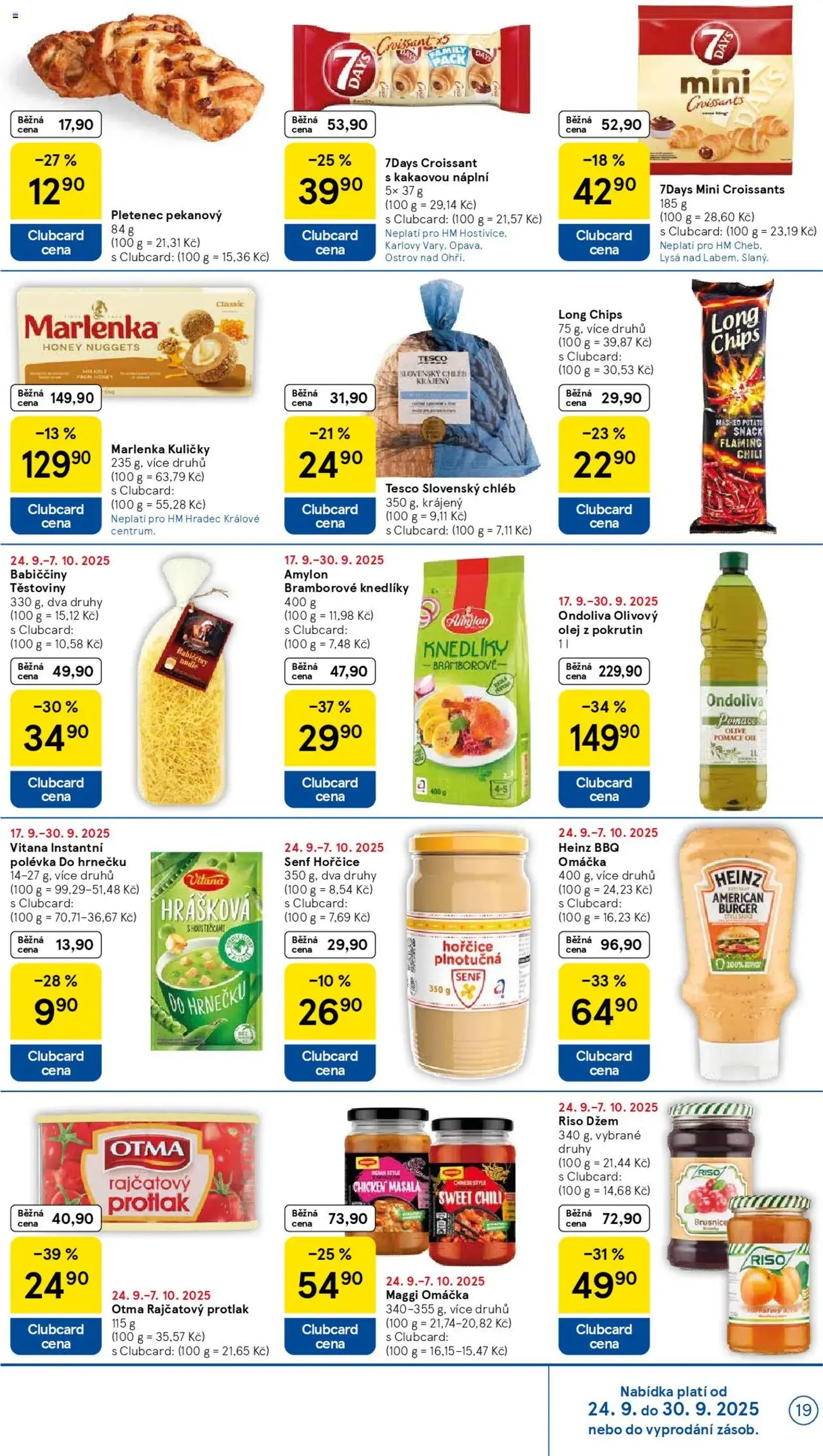 Tesco leták - Hypermarket - platný leták od 24.09.2025 strana 19 z 28