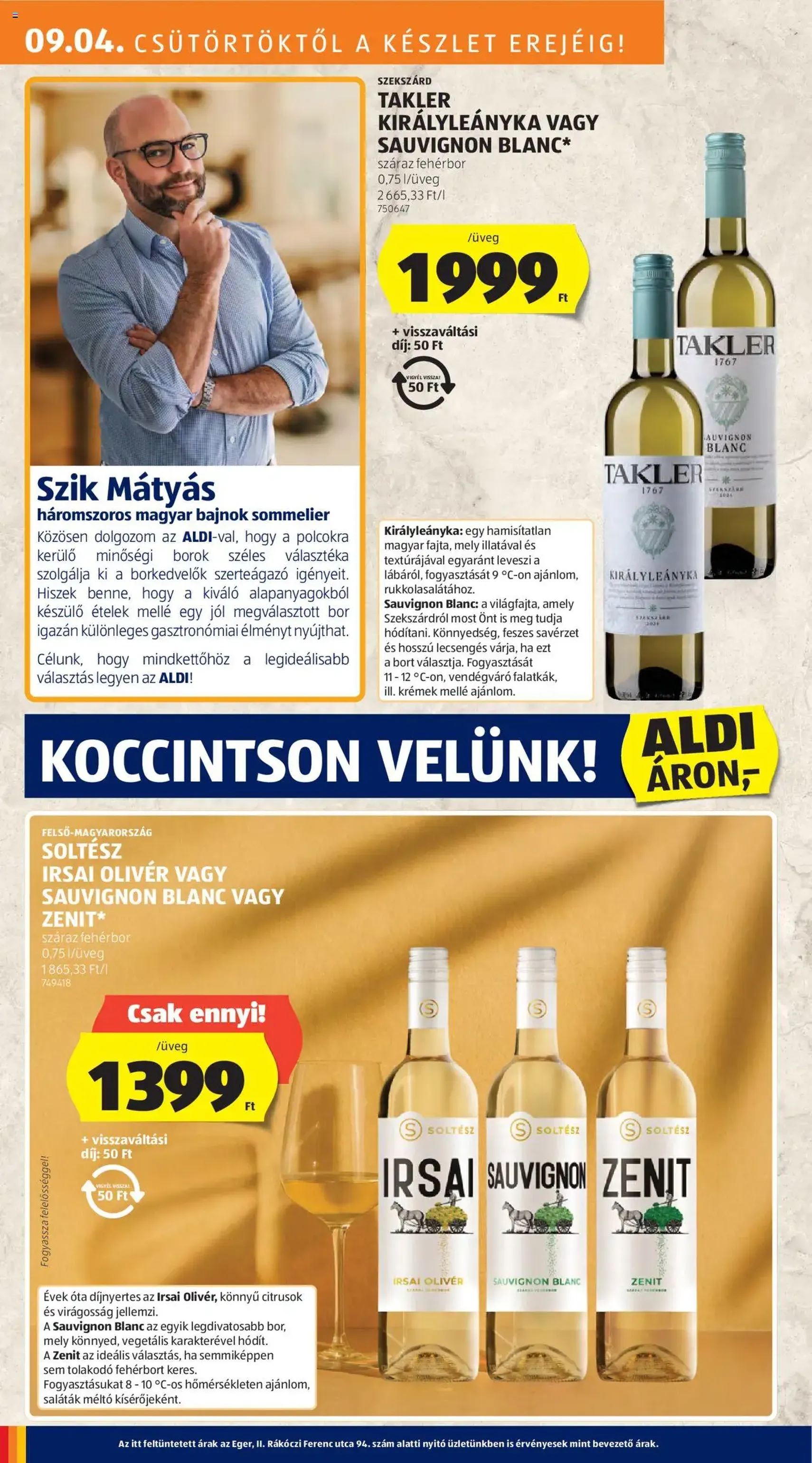 Aldi Akciós újság - 2025.09.04. érvényes szórólap 16 oldal 45 oldalból Aldi Akciós újság - 2025.09.04. érvényes szórólap 16 oldal 45 oldalból