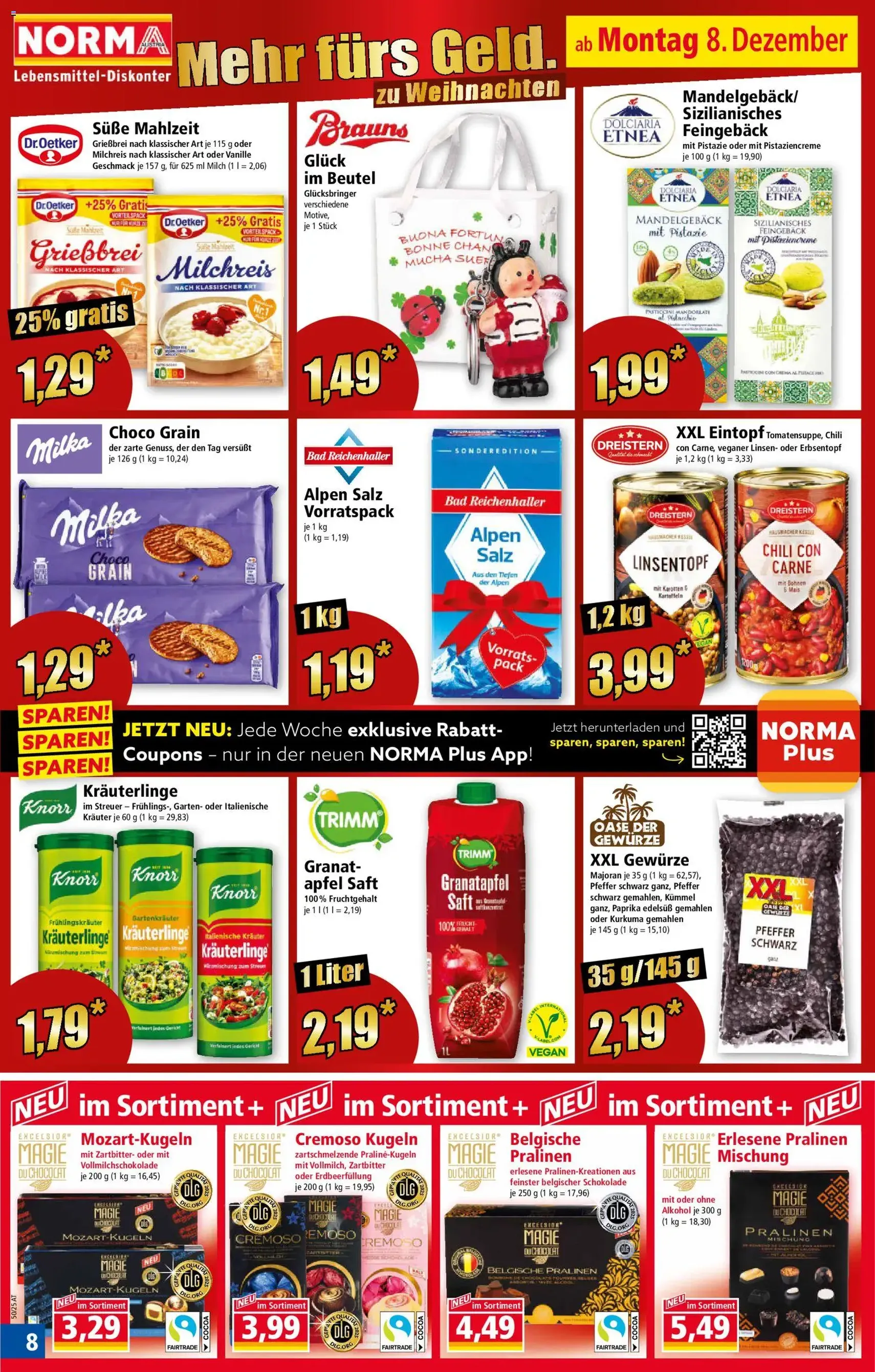 Norma Flugblatt - Gültiger Prospekt ab 08.12.2025, Seite 8 von insgesamt 20