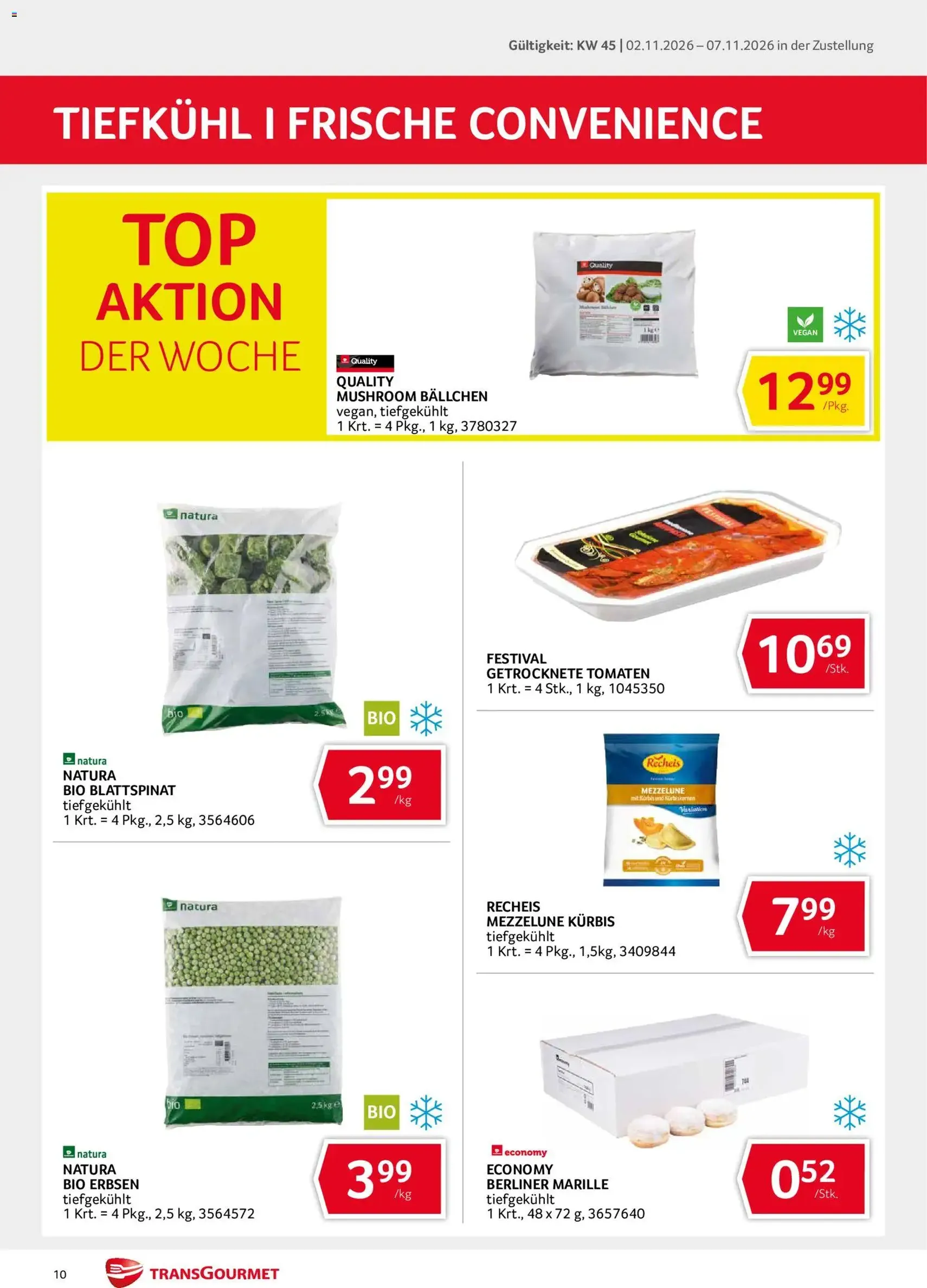 Transgourmet Flugblatt - Gültiger Prospekt ab 02.11.2026, Seite 10 von insgesamt 36