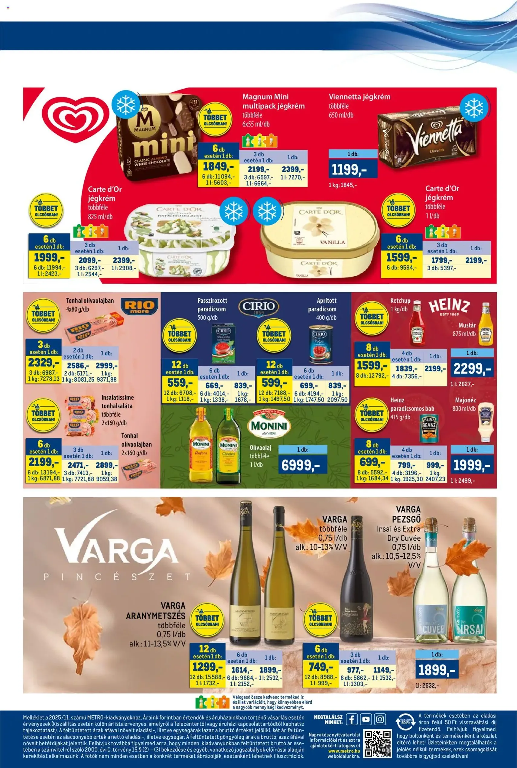 Metro Akciós újság - 2025.11.15. érvényes szórólap 55 oldal 55 oldalból