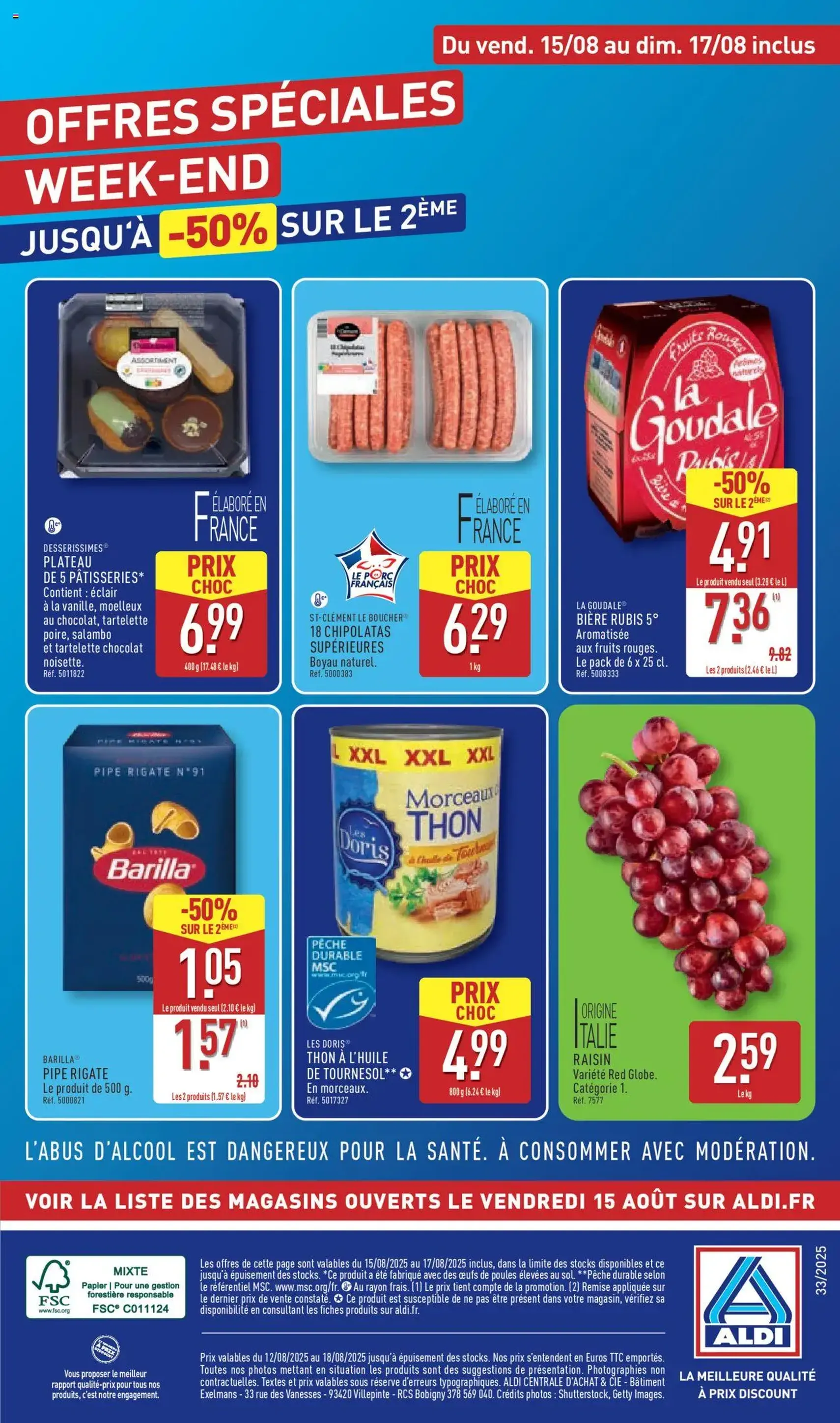 Aldi catalogue semaine 33 - brochure valable à partir du 12/08/2025, page 50 sur 51 Aldi catalogue semaine 33 - brochure valable à partir du 12/08/2025, page 50 sur 51