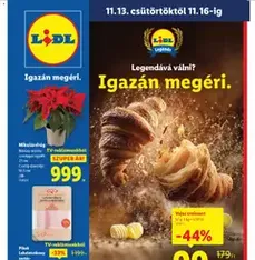 Lidl Akciós újság - szórólap előnézete érvényes 2025.11.13. -tól
