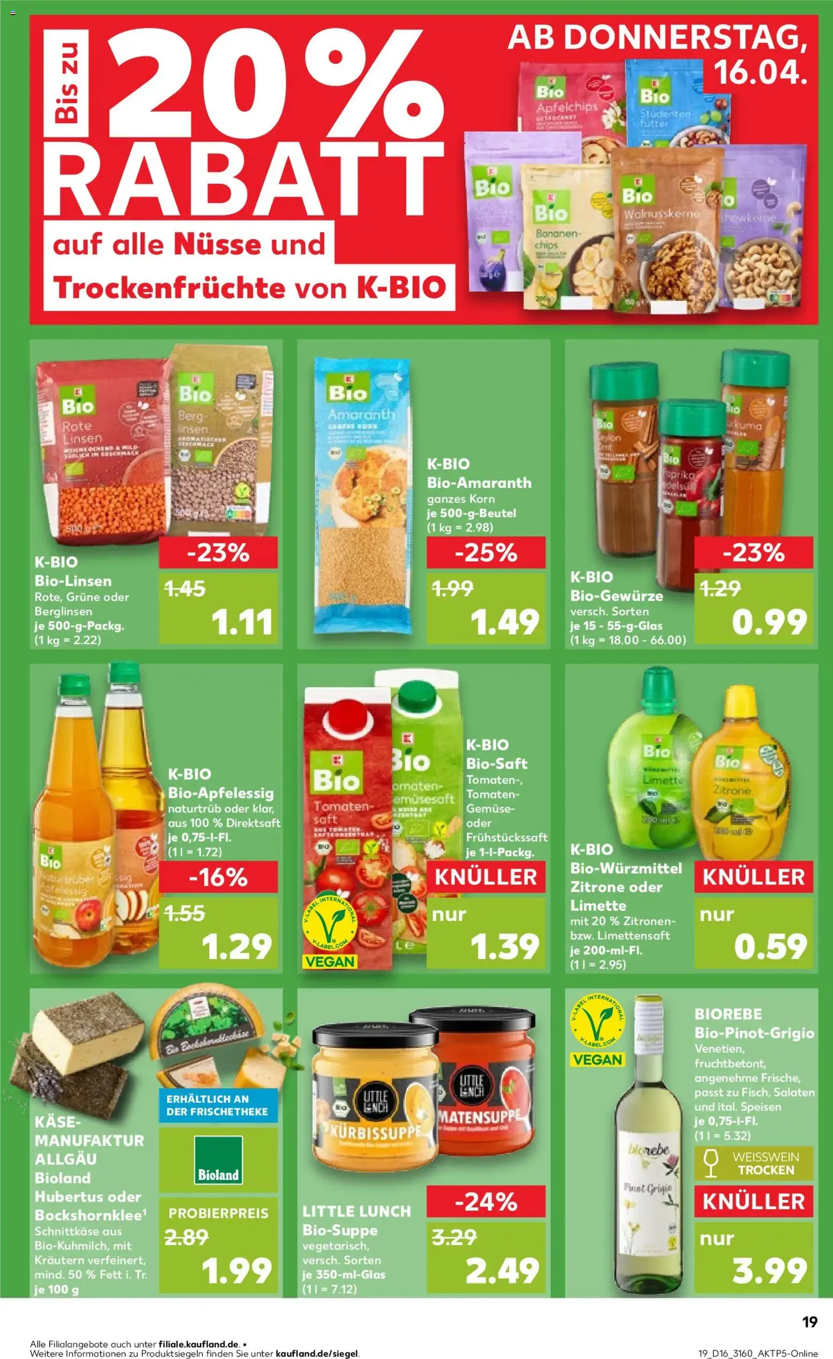 Kaufland Prospekt - Gültiger Prospekt ab 16.04.2026, Seite 19 von insgesamt 58