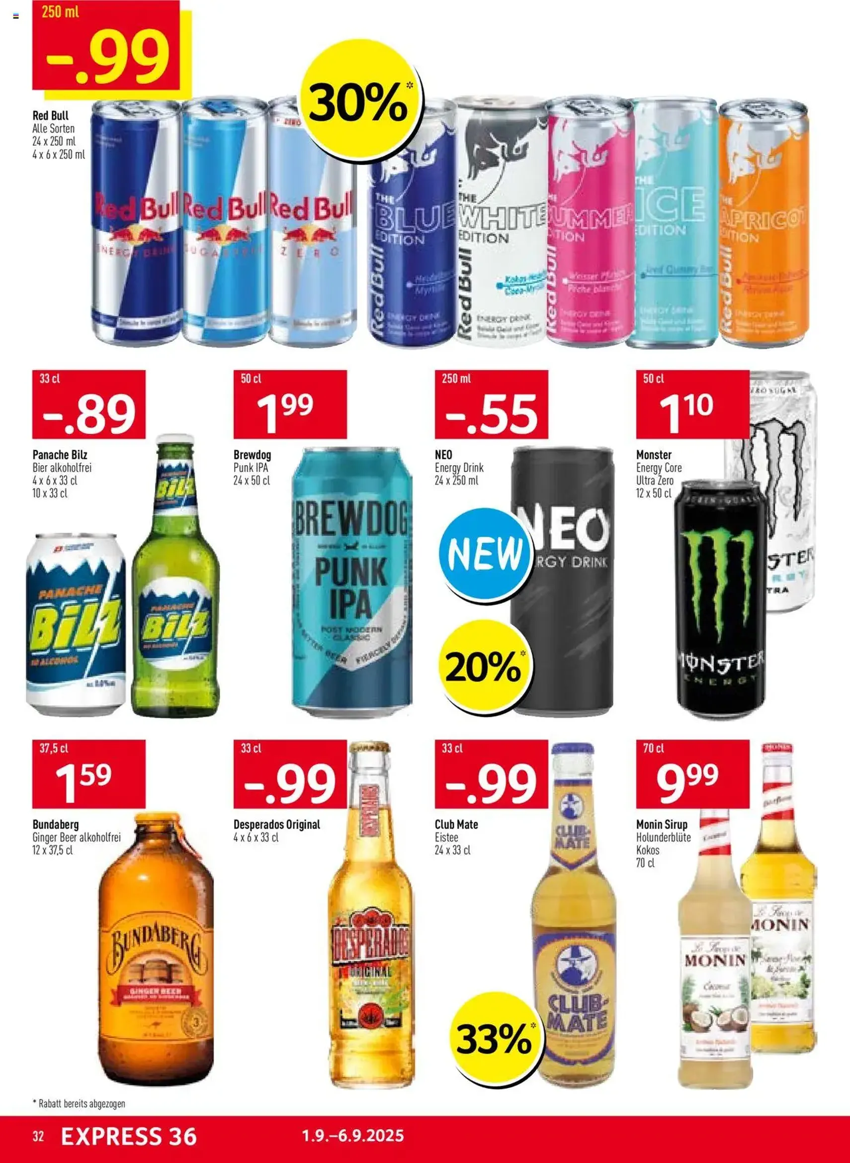 Prodega Aktionen - Gültiger Prospekt ab 01.09.2025, Seite 32 von insgesamt 40 Prodega Aktionen - Gültiger Prospekt ab 01.09.2025, Seite 32 von insgesamt 40