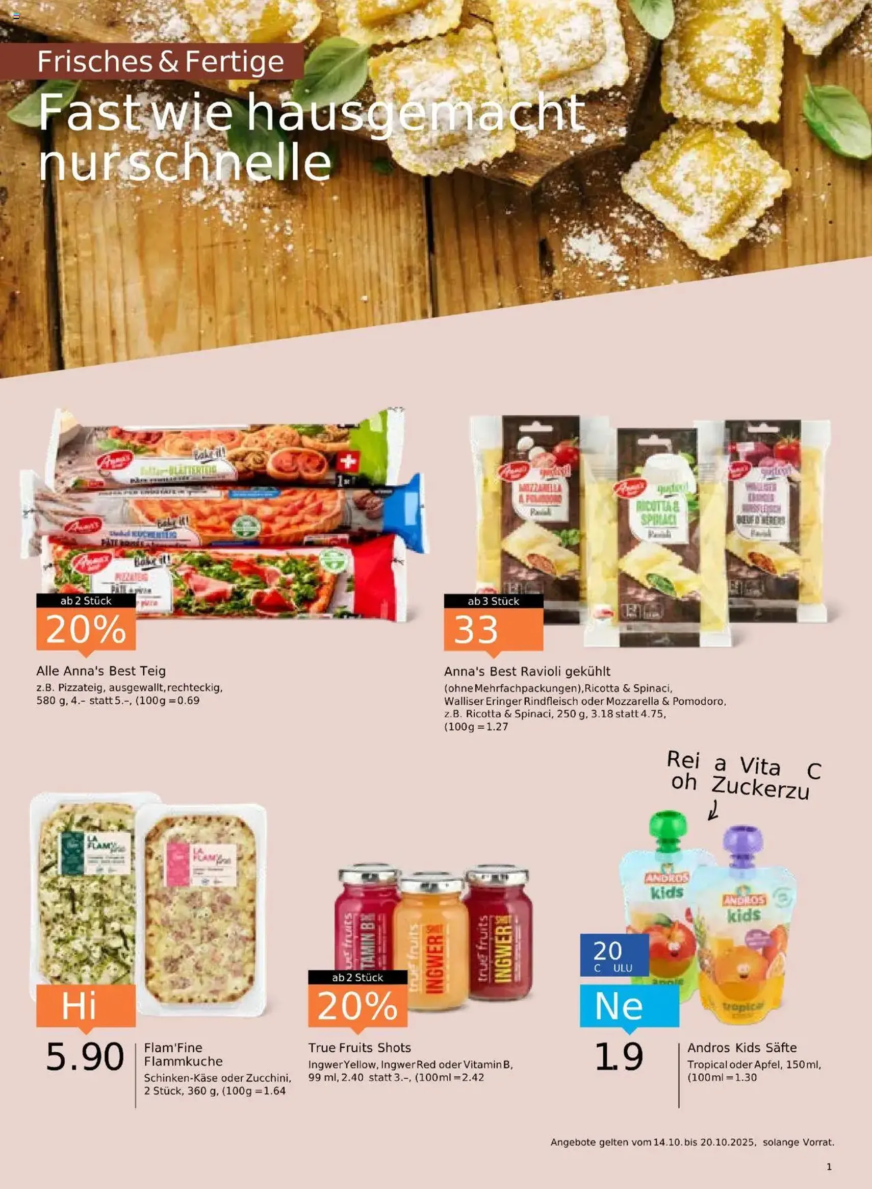 Migros Aktionen - Gültiger Prospekt ab 14.10.2025, Seite 11 von insgesamt 24 Migros Aktionen - Gültiger Prospekt ab 14.10.2025, Seite 11 von insgesamt 24