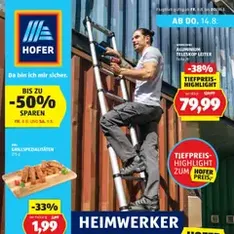 Hofer Flugblatt - Prospekt Vorschau gültig ab 08.08.2025