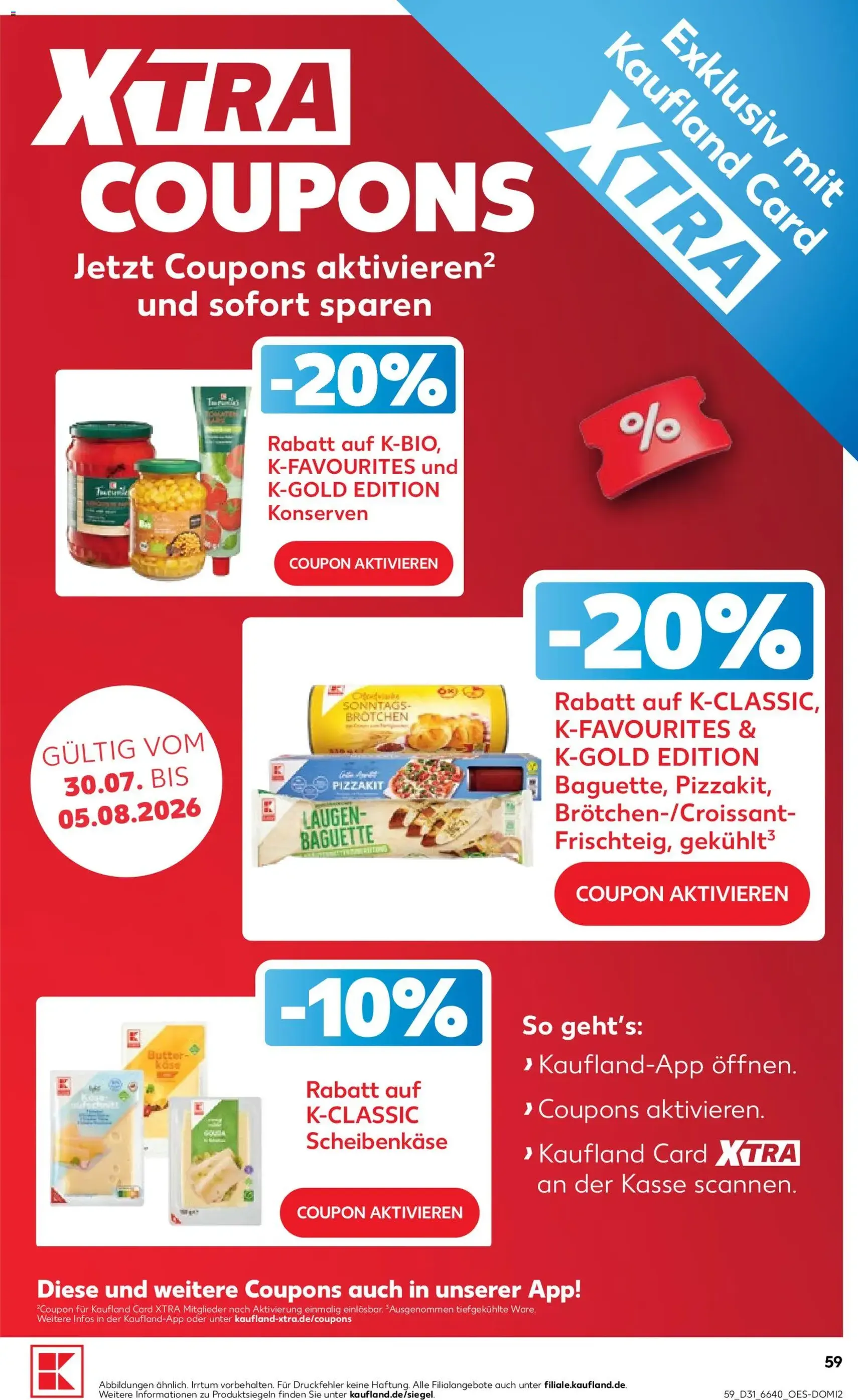 Kaufland Prospekt - Gültiger Prospekt ab 30.07.2026, Seite 59 von insgesamt 66