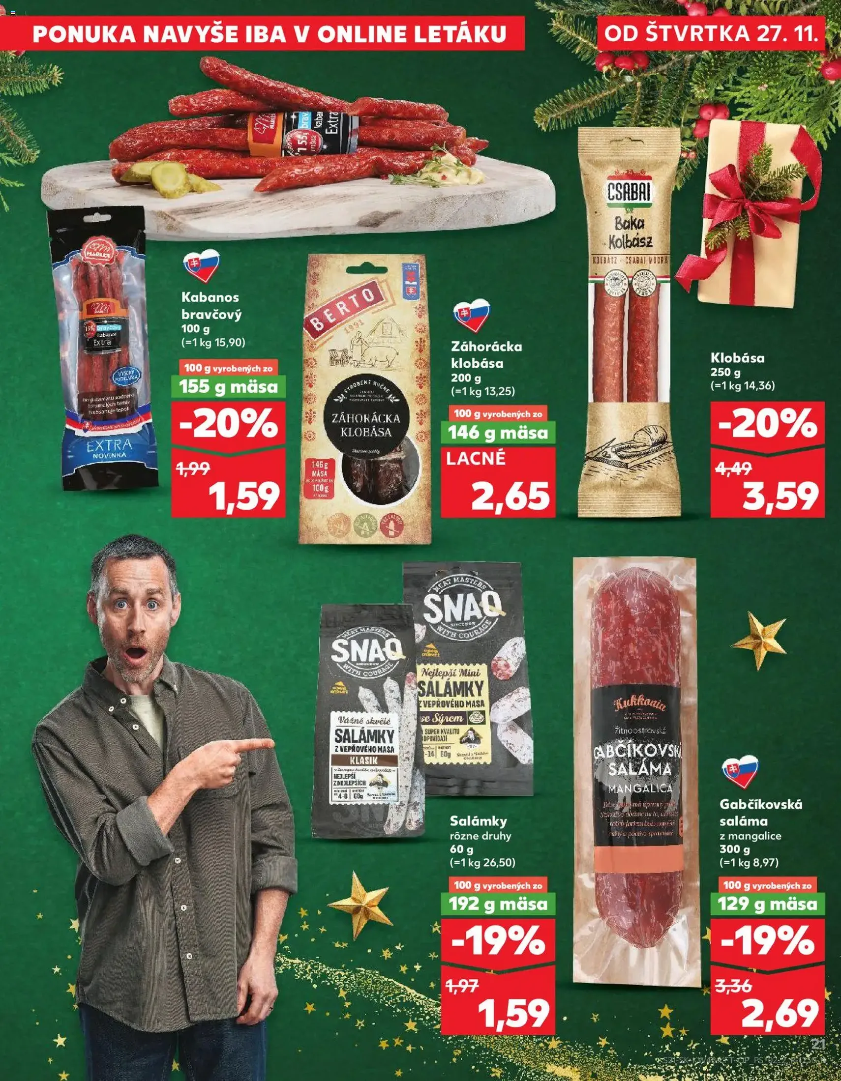Kaufland SK Black Friday - 2025.11.27. érvényes szórólap 21 oldal 78 oldalból