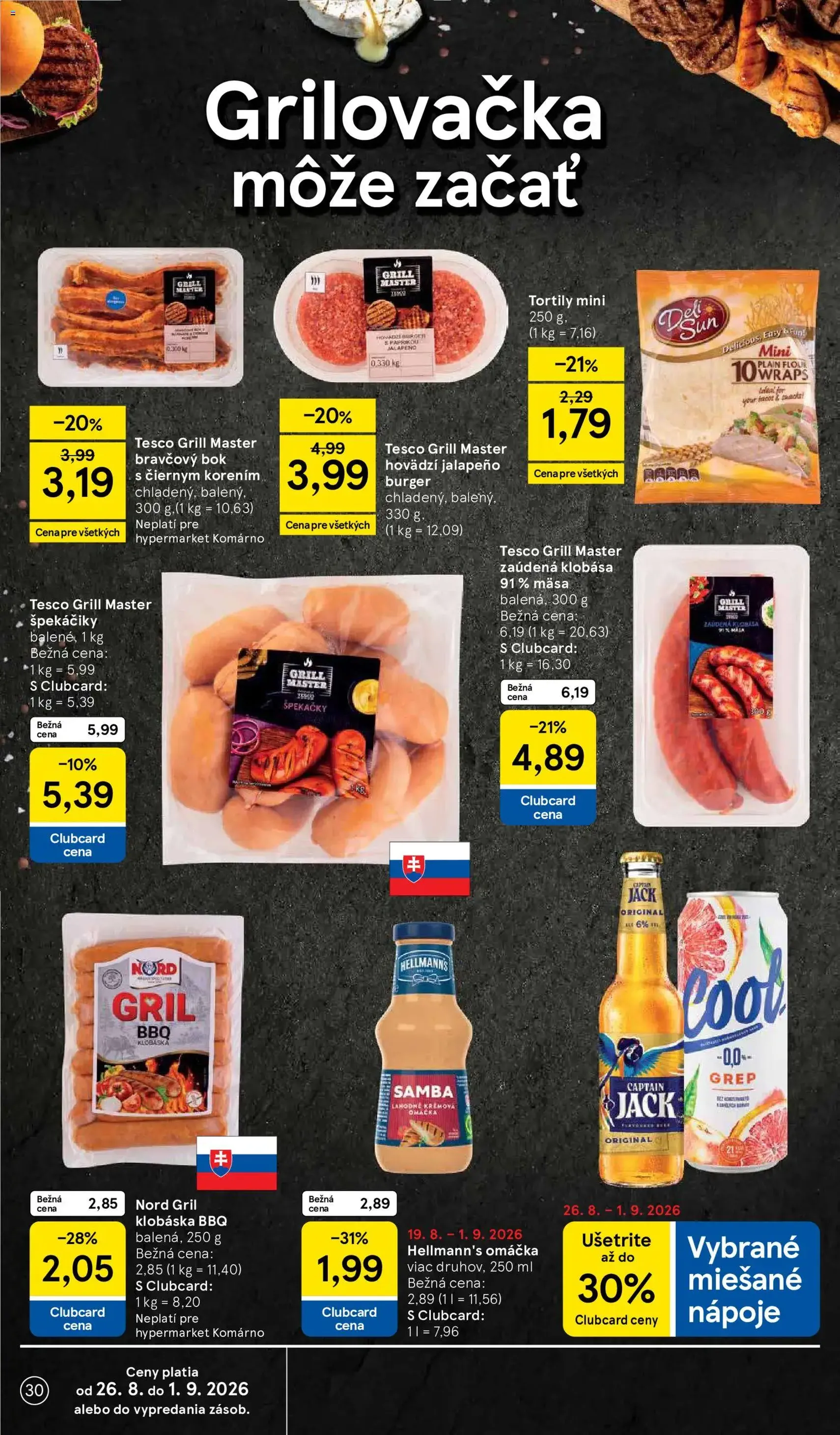 Tesco Hypermarket - leták - platný leták od 26.08.2026 strana 30 z 58