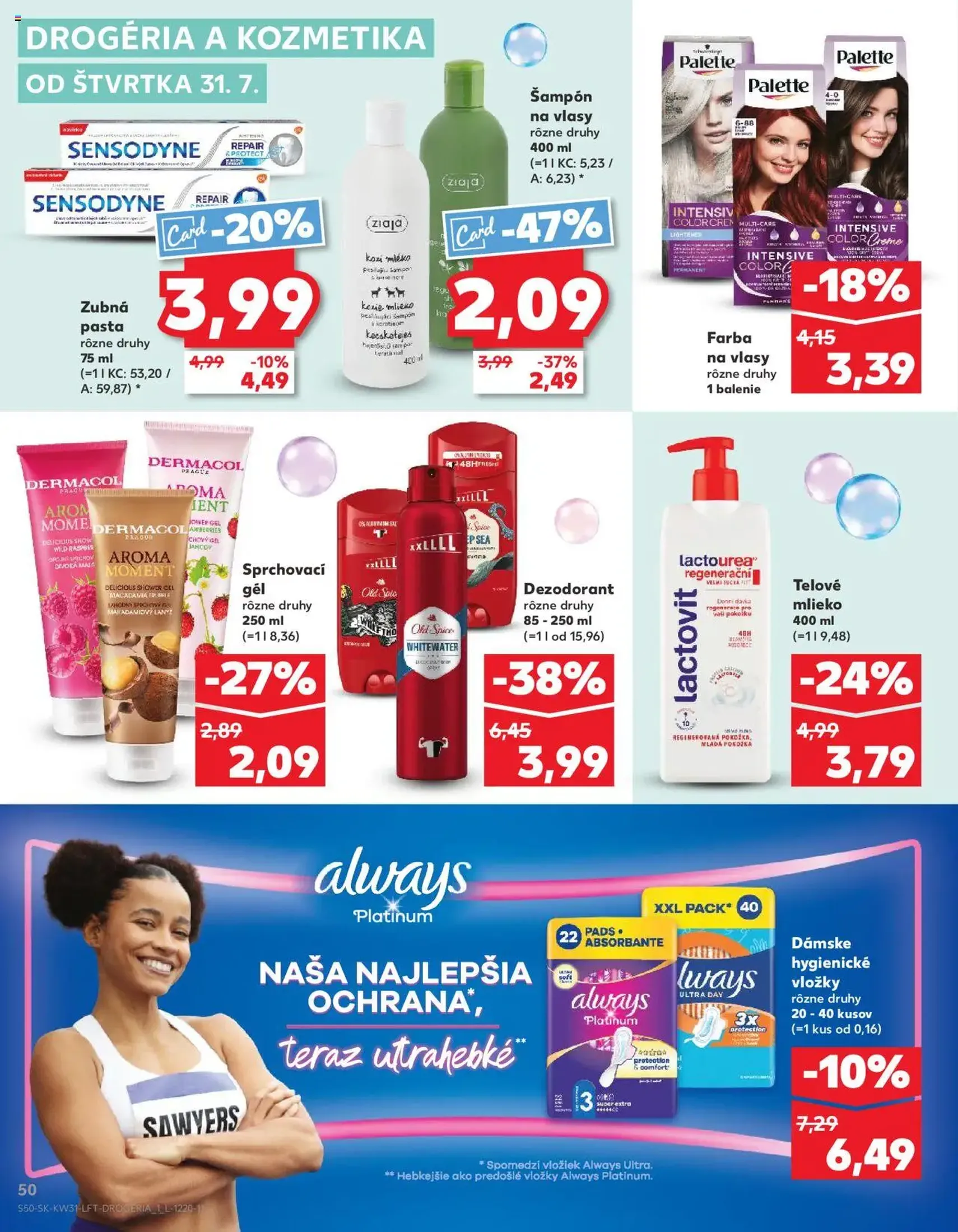 Kaufland Bratislava-Dúbravka - platný leták od 31.07.2025 strana 50 z 76