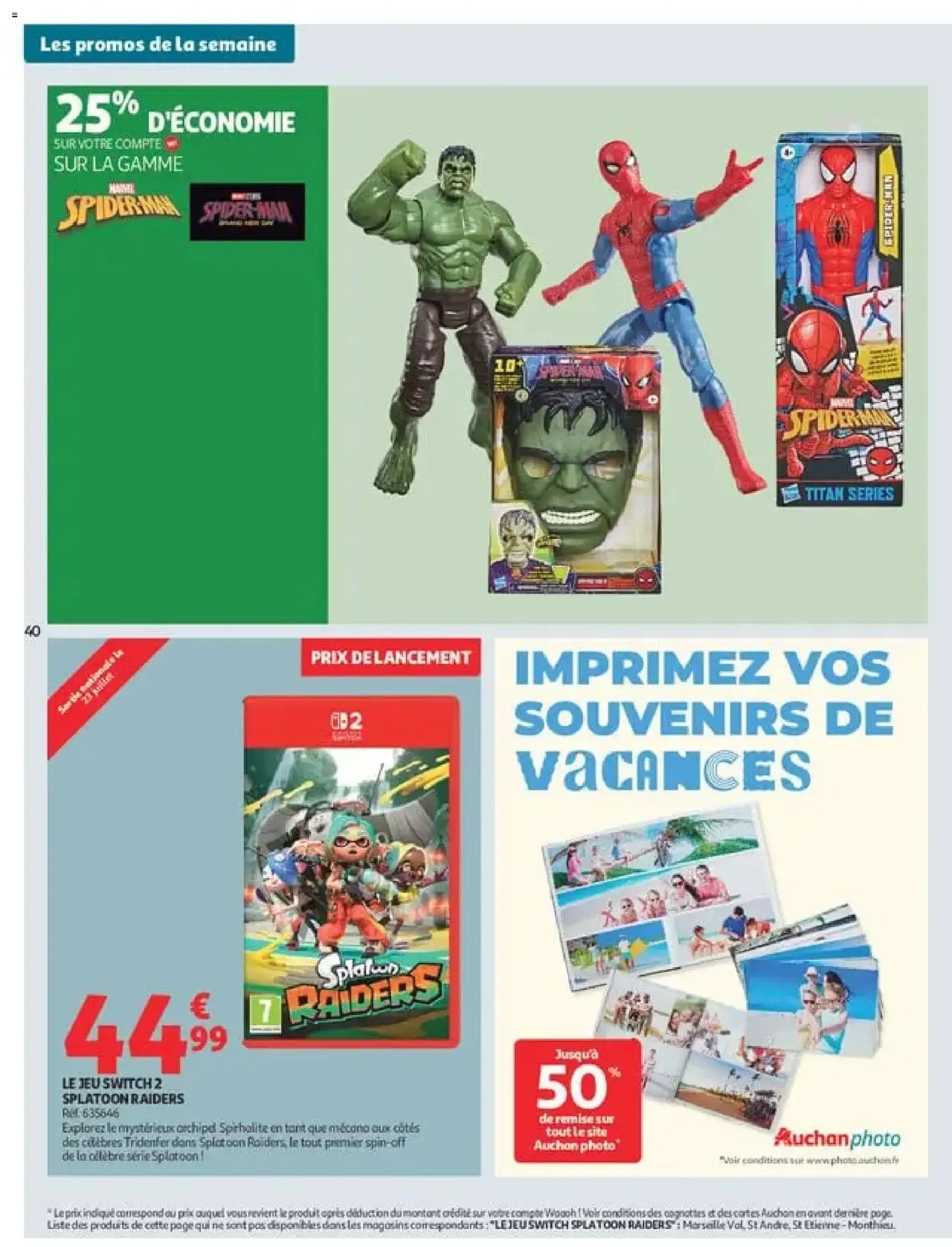 Auchan Promos XXL, rentrée - brochure valable à partir du 21/07/2026, page 40 sur 49