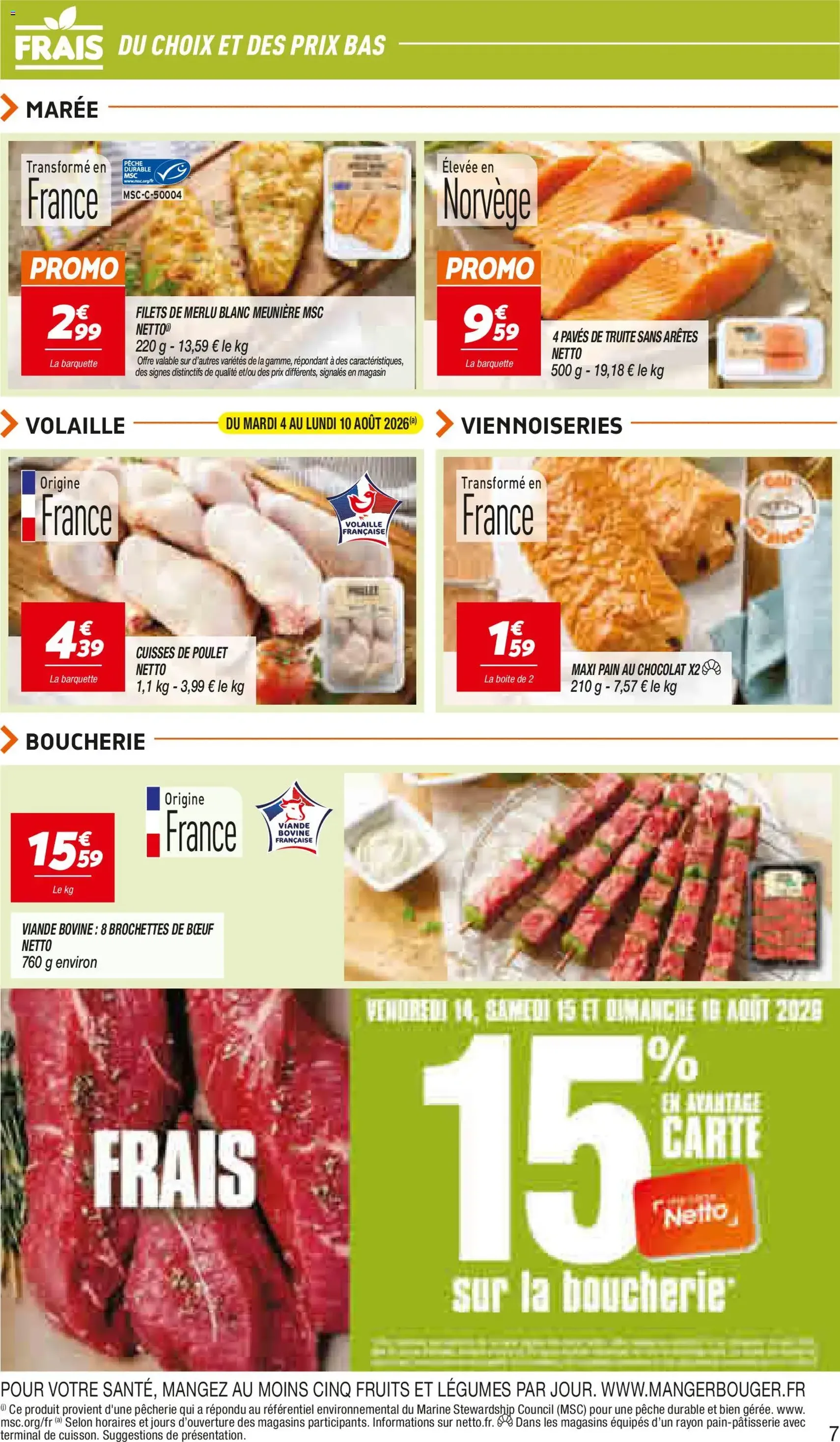 Netto catalogue - brochure valable à partir du 04/08/2026, page 7 sur 20