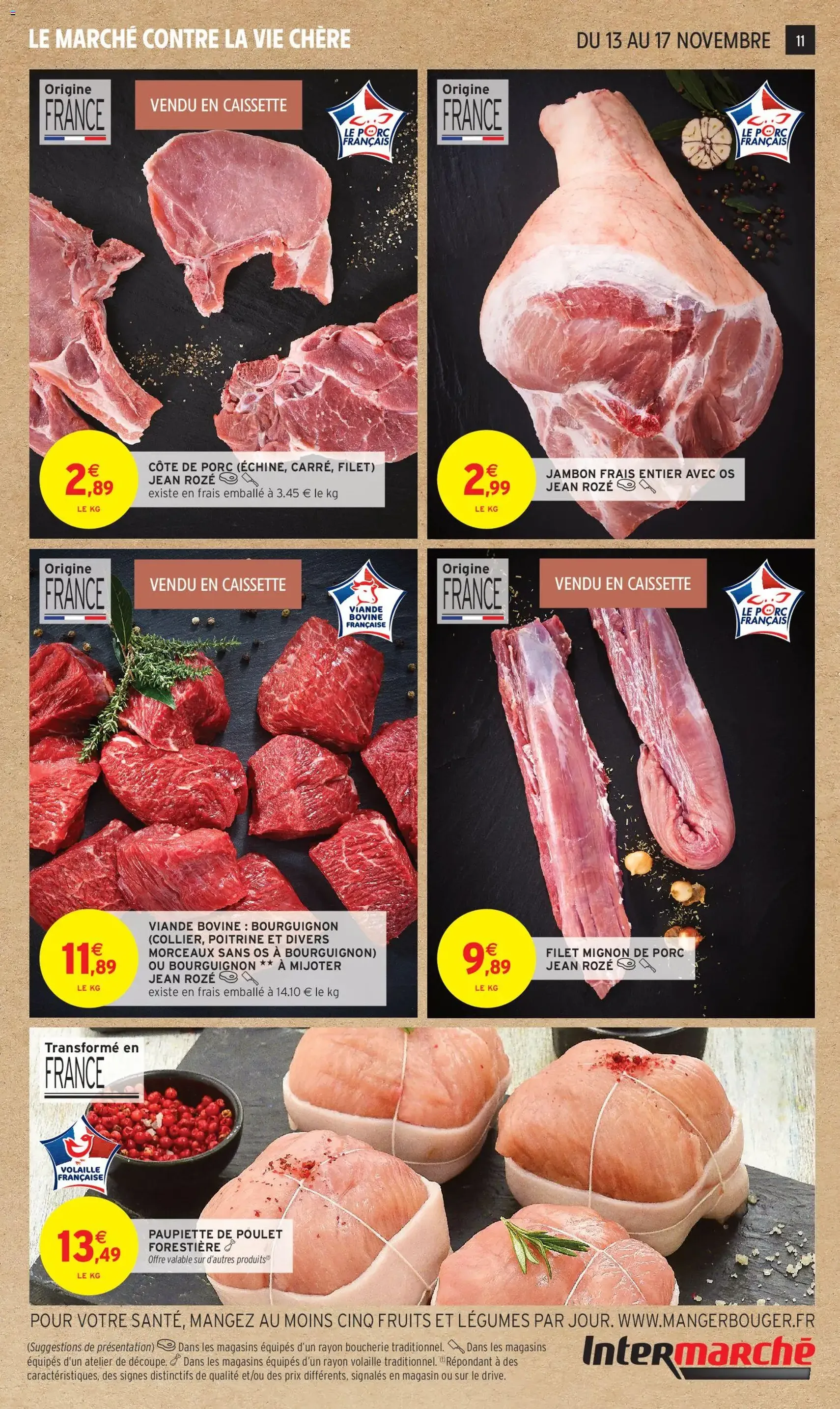 Intermarché catalogue semaine 46 - brochure valable à partir du 13/11/2025, page 11 sur 48