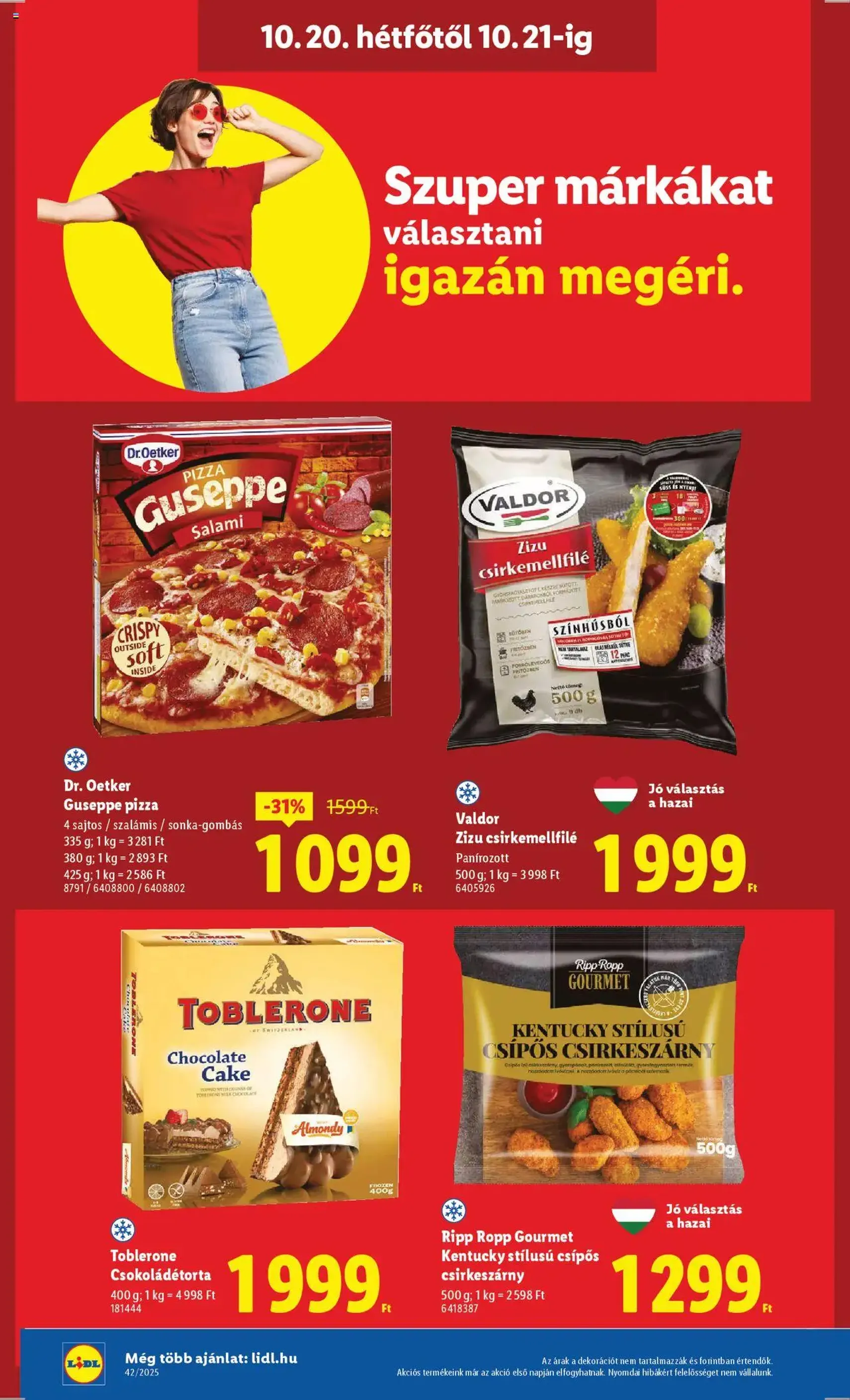 Lidl Akciós újság - 2025.10.16. érvényes szórólap 56 oldal 68 oldalból Lidl Akciós újság - 2025.10.16. érvényes szórólap 56 oldal 68 oldalból