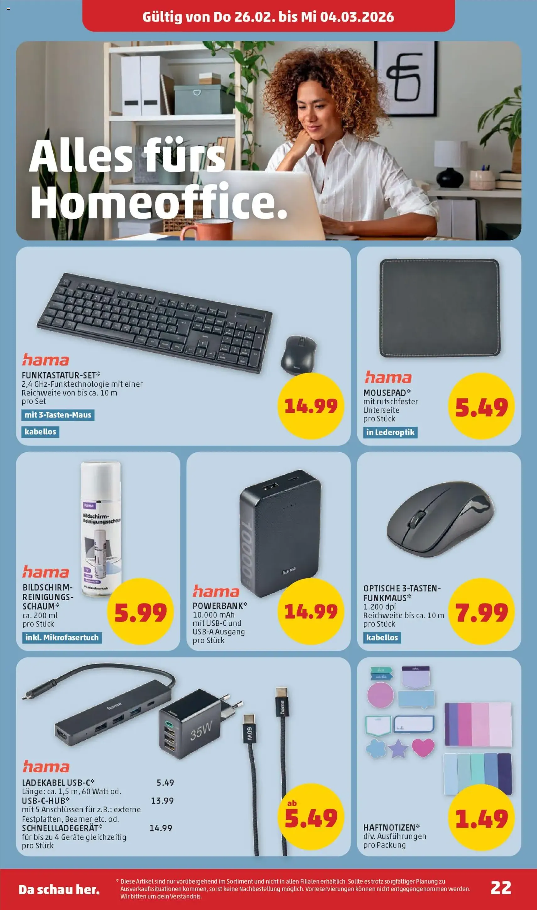 Penny Markt Flugblatt - Gültiger Prospekt ab 26.02.2026, Seite 22 von insgesamt 32