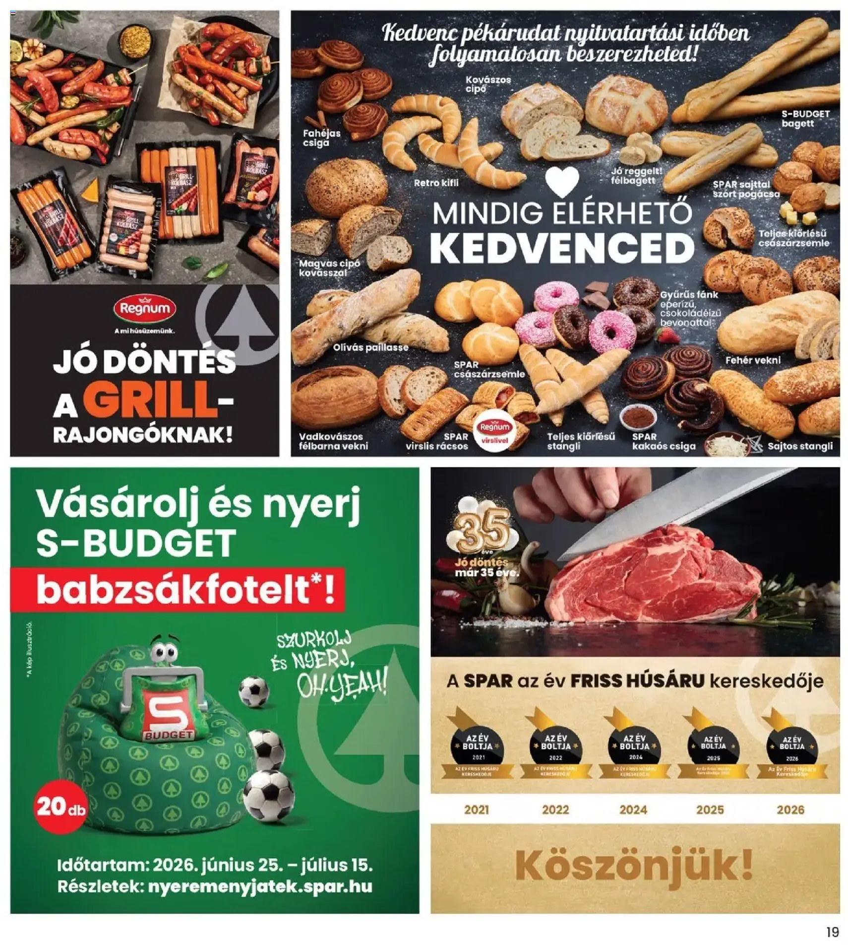 Interspar akciós újság - 2026.06.25. érvényes szórólap 19 oldal 20 oldalból